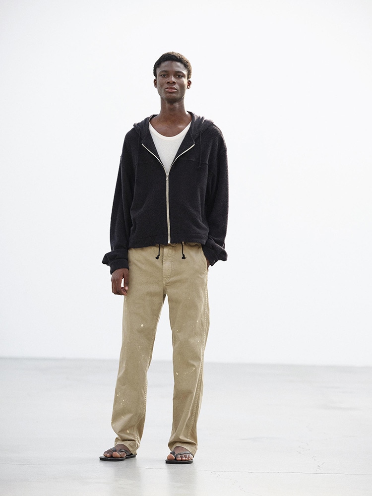 GARMENT-DYED FINX LIGHT CHINO PANTS - AURALEE Official Website