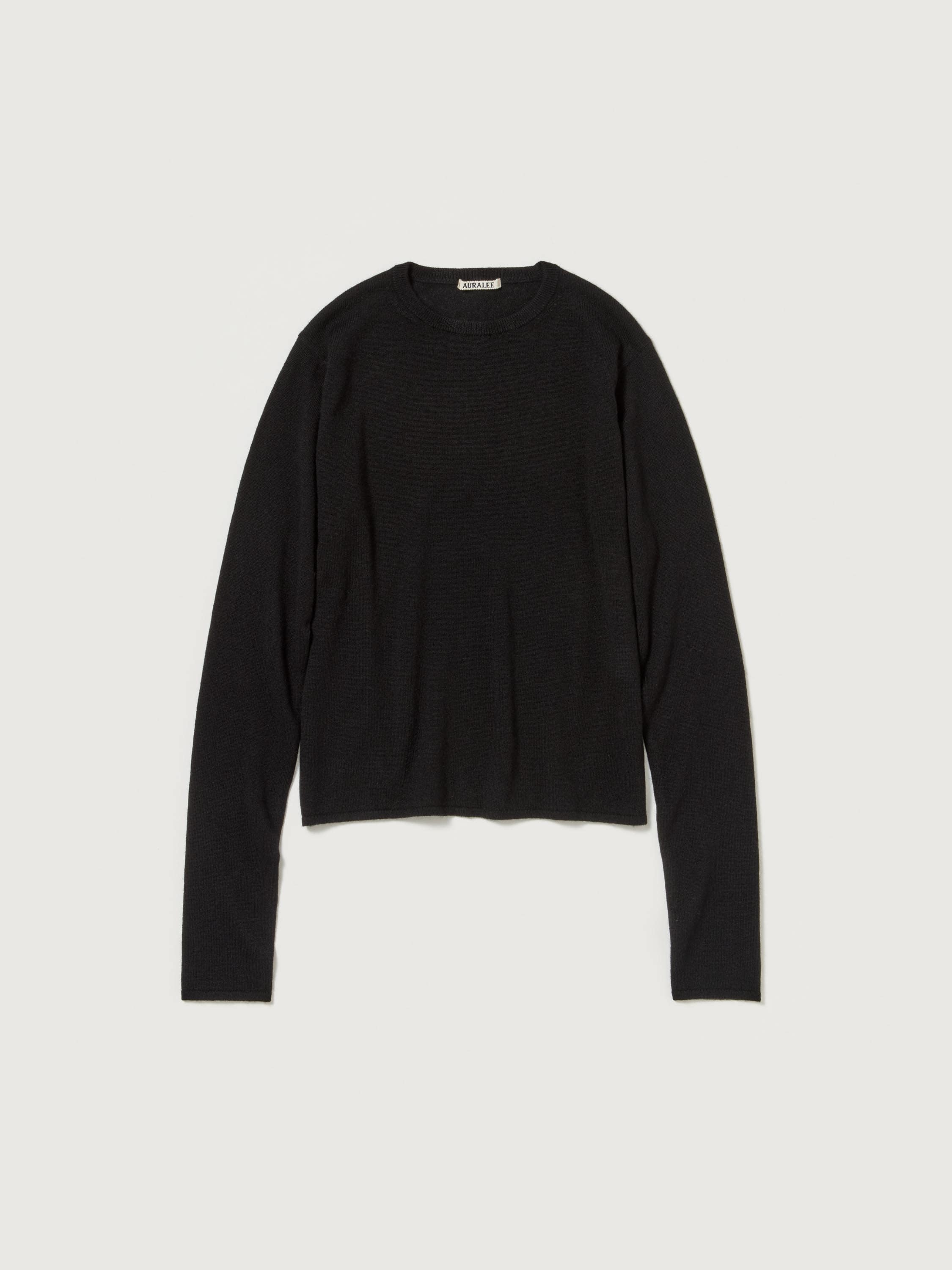 SUPER FINE CASHMERE SILK KNIT P/O 詳細画像 BLACK 1