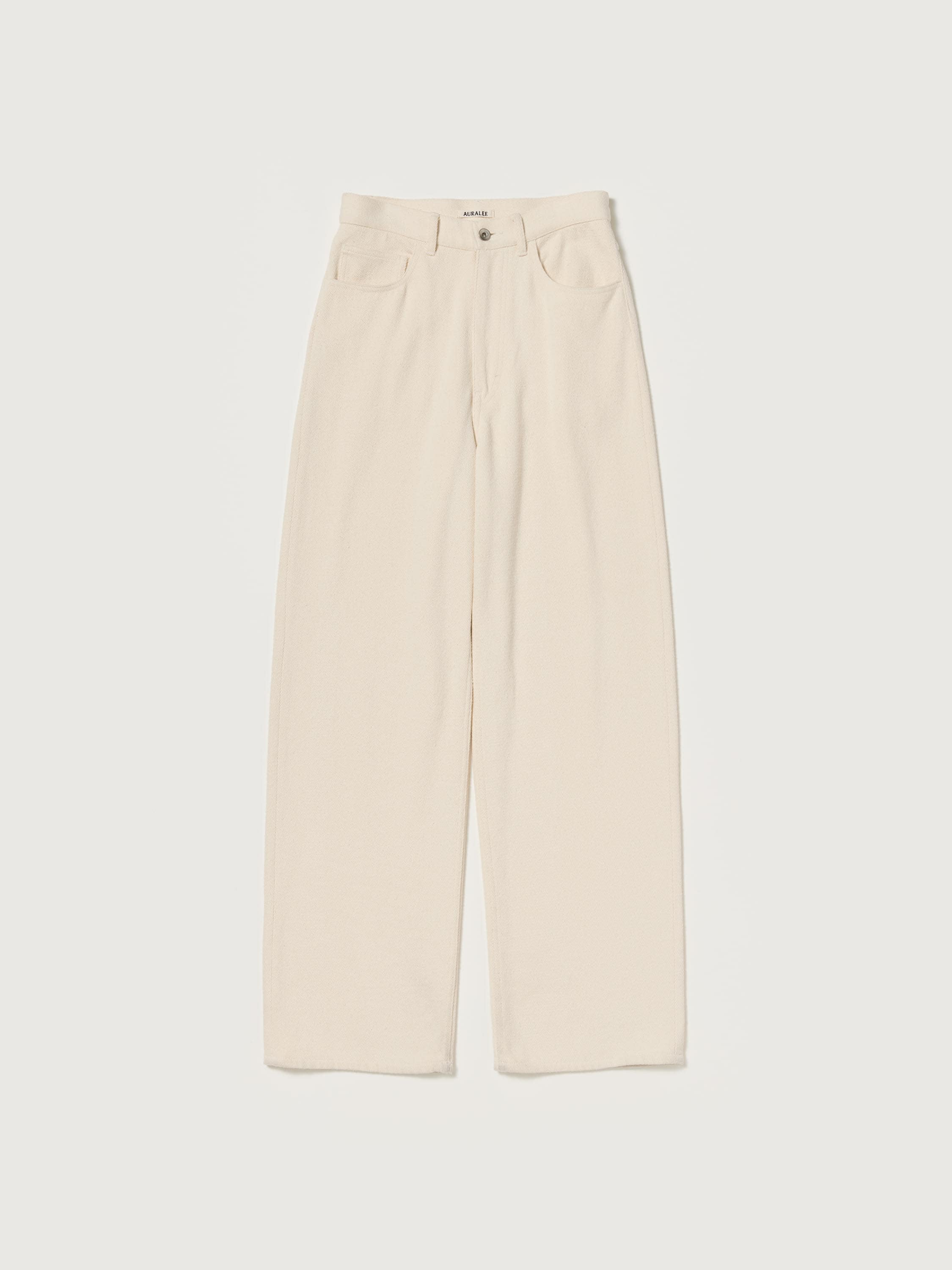 SILK NEP DENIM 5P WIDE PANTS 詳細画像 IVORY WHITE 6