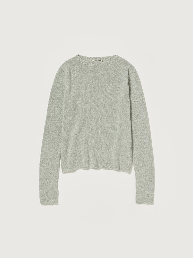 CASHMERE SILK MELANGE KNIT P/O