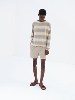 WOOL MAX CANVAS SHORTS