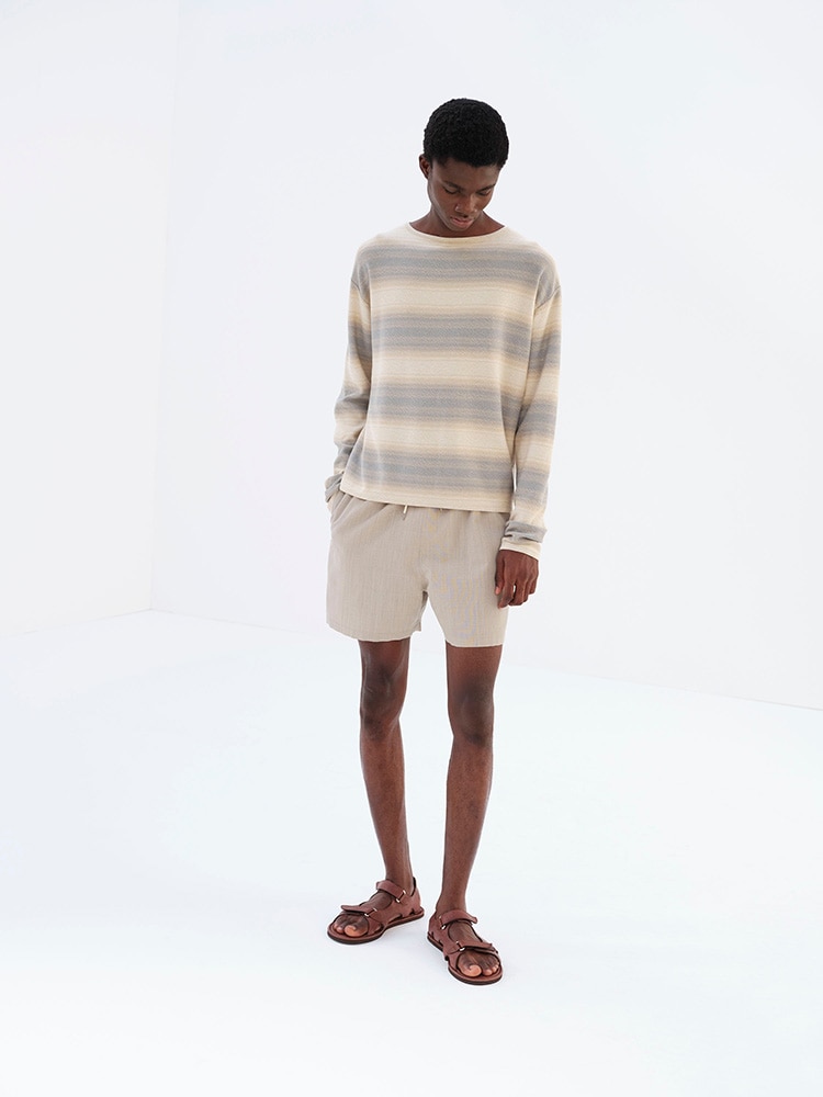 WOOL MAX CANVAS SHORTS