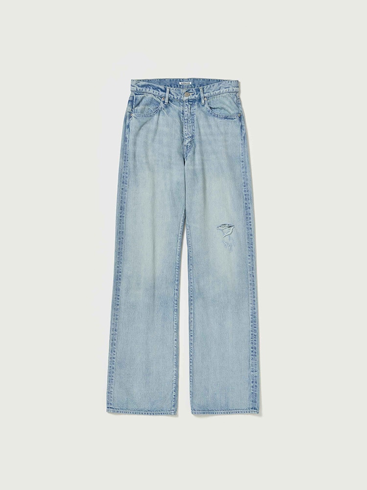 FADED SELVEDGE LIGHT DENIM PANTS