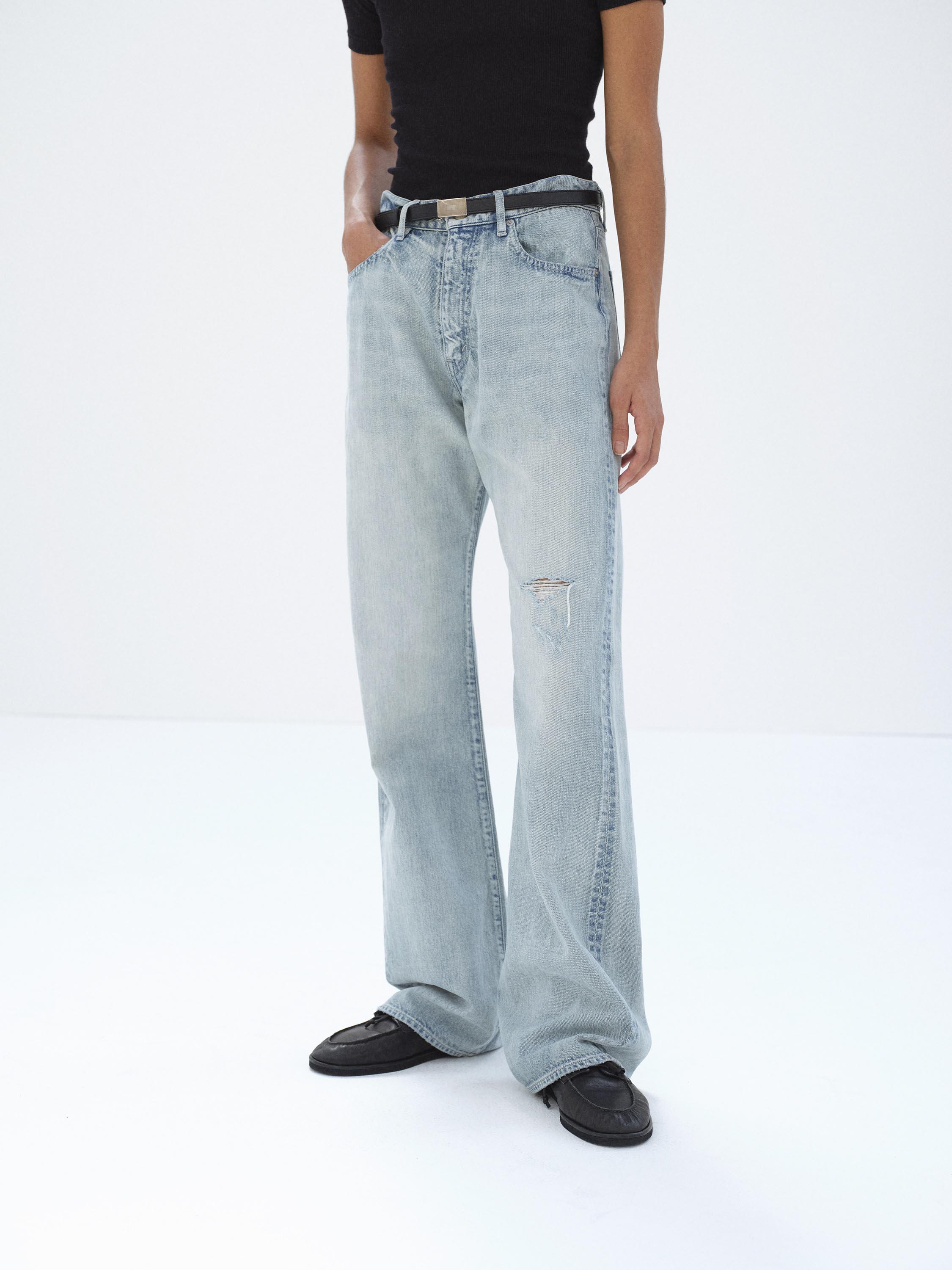 FADED SELVEDGE LIGHT DENIM PANTS 詳細画像 LIGHT INDIGO 2