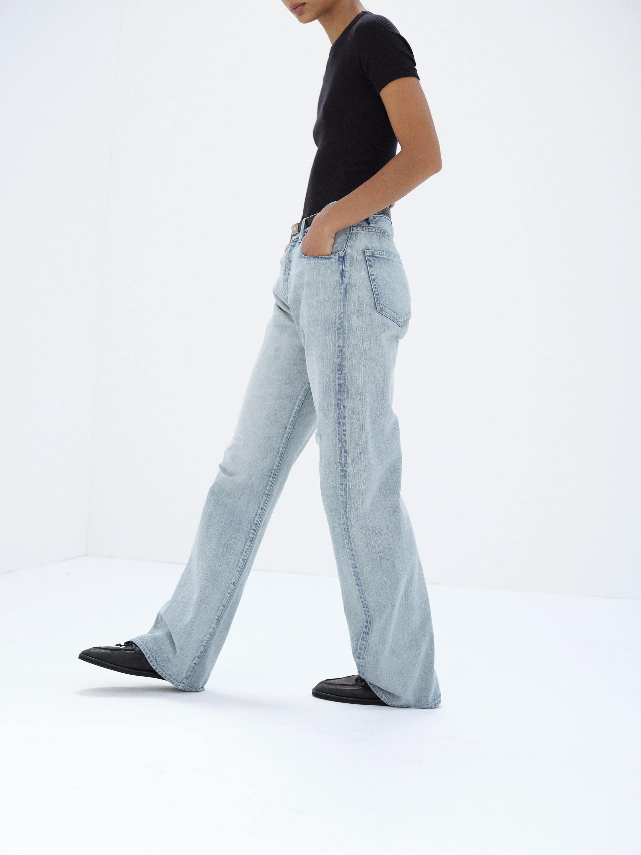 FADED SELVEDGE LIGHT DENIM PANTS 詳細画像 LIGHT INDIGO 3