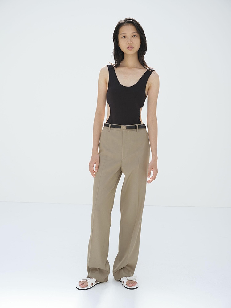 LIGHT WOOL MAX GABARDINE SLACKS - AURALEE Official Website