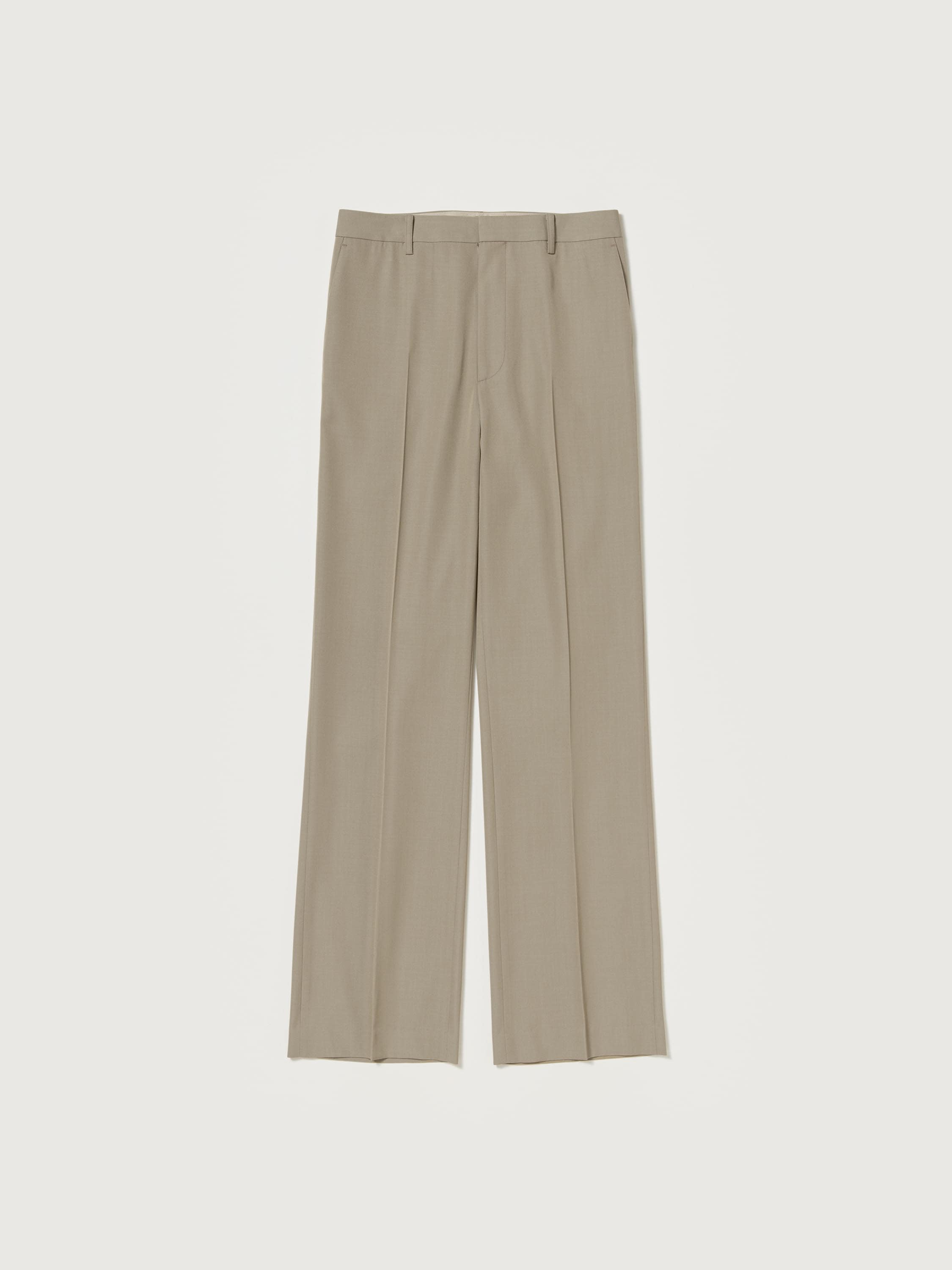 LIGHT WOOL MAX GABARDINE SLACKS 詳細画像 KHAKI BEIGE CHAMBRAY 5