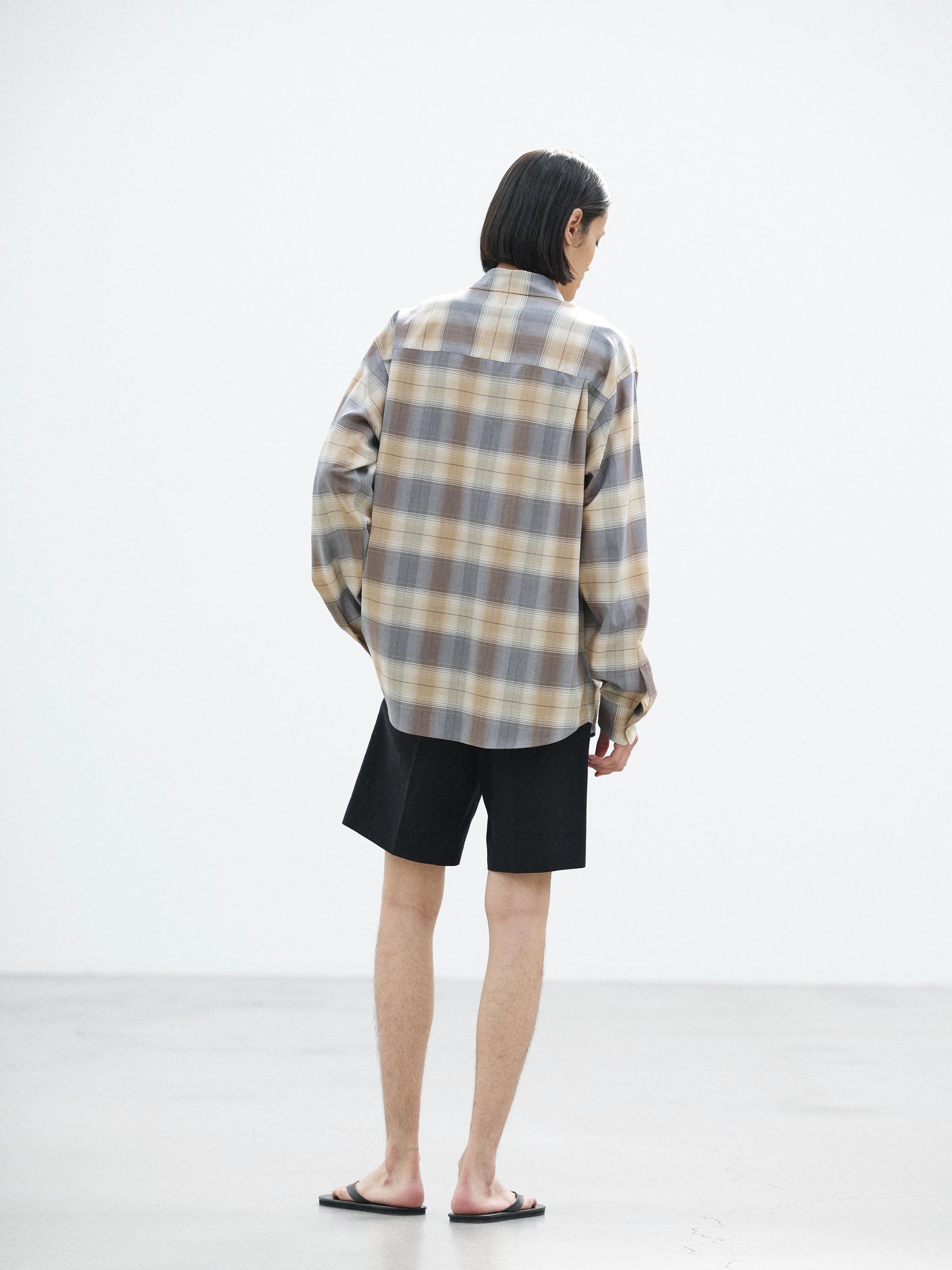SUPER LIGHT WOOL CHECK SHIRT - AURALEE Official Website