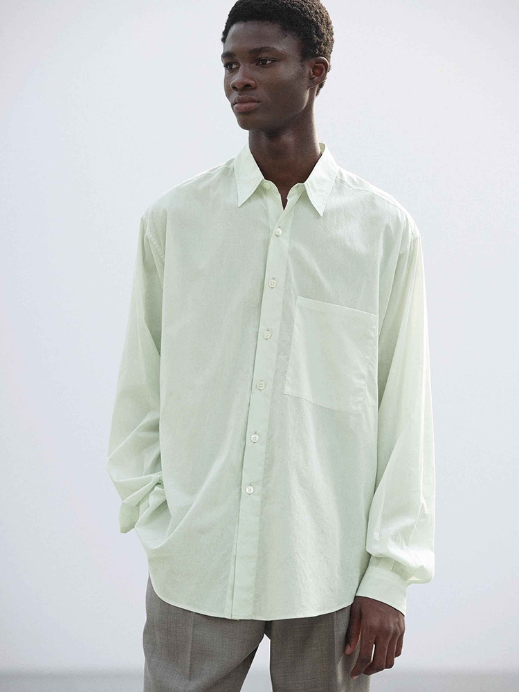 SUPER FINE COTTON LAWN SHIRT - AURALEE Official Website