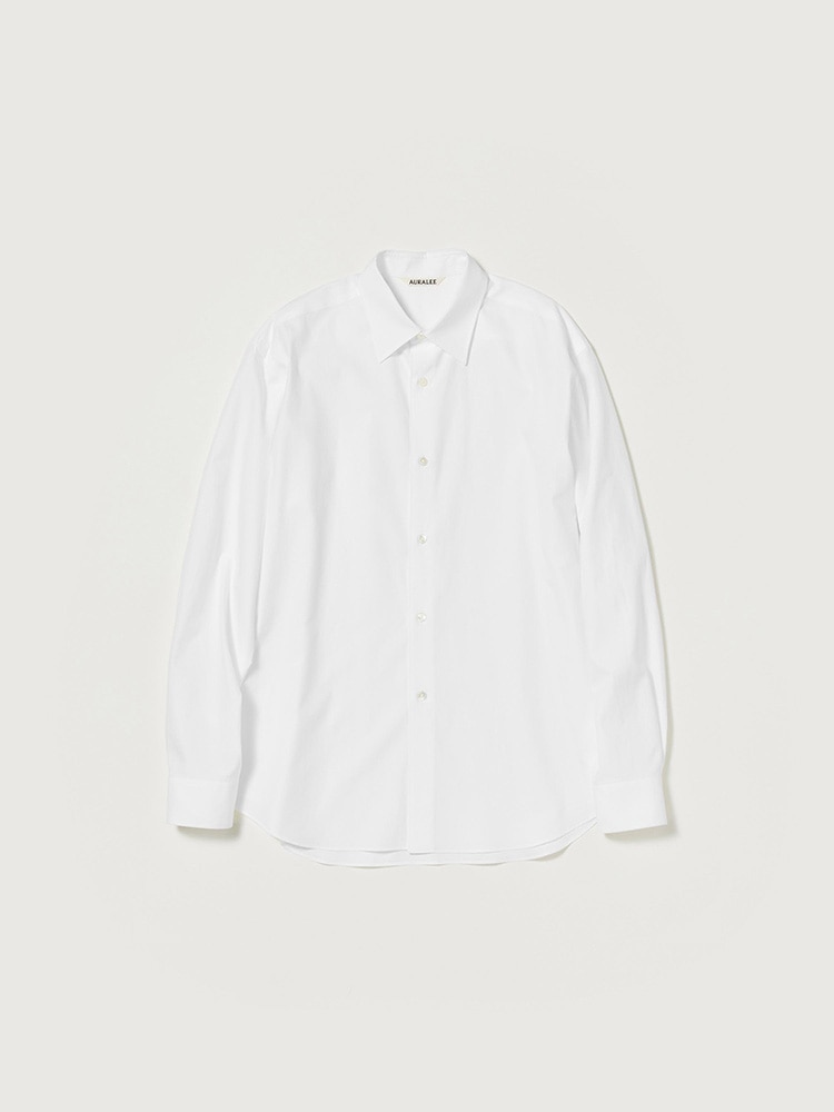 WASHED FINX TWILL SHIRT - AURALEE Official Website