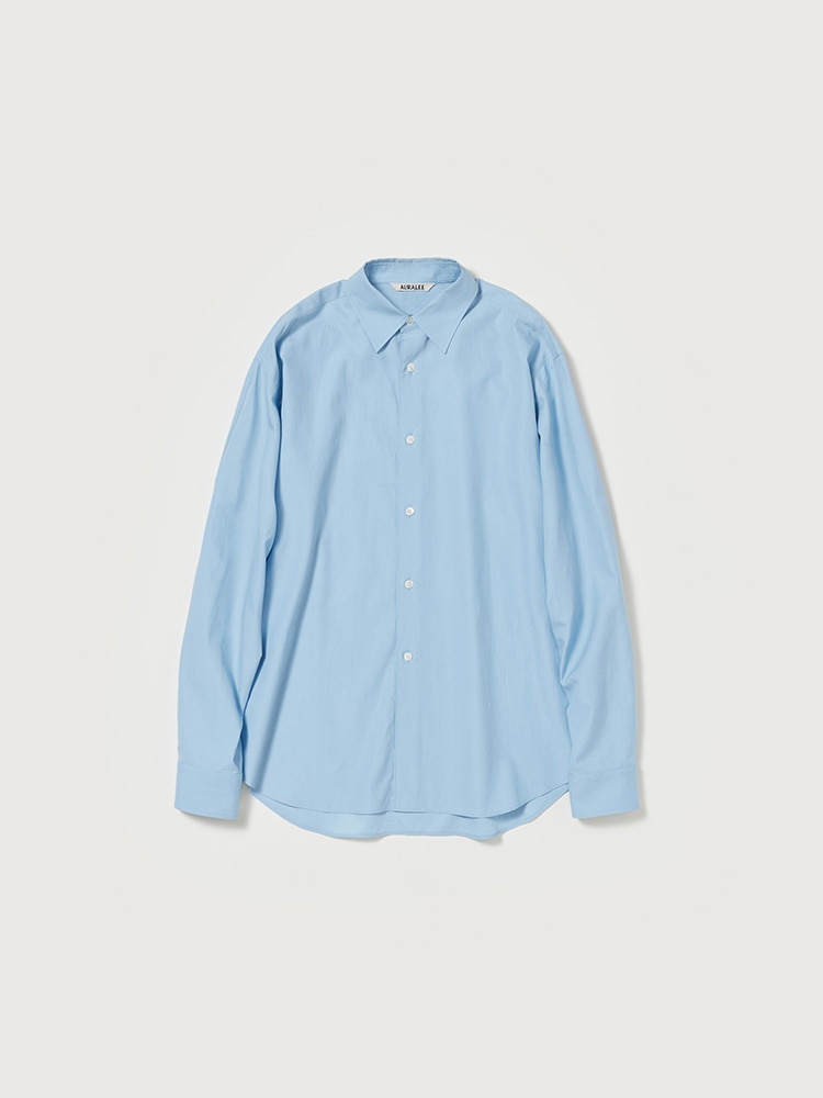 WASHED FINX TWILL SHIRT - AURALEE Official Website