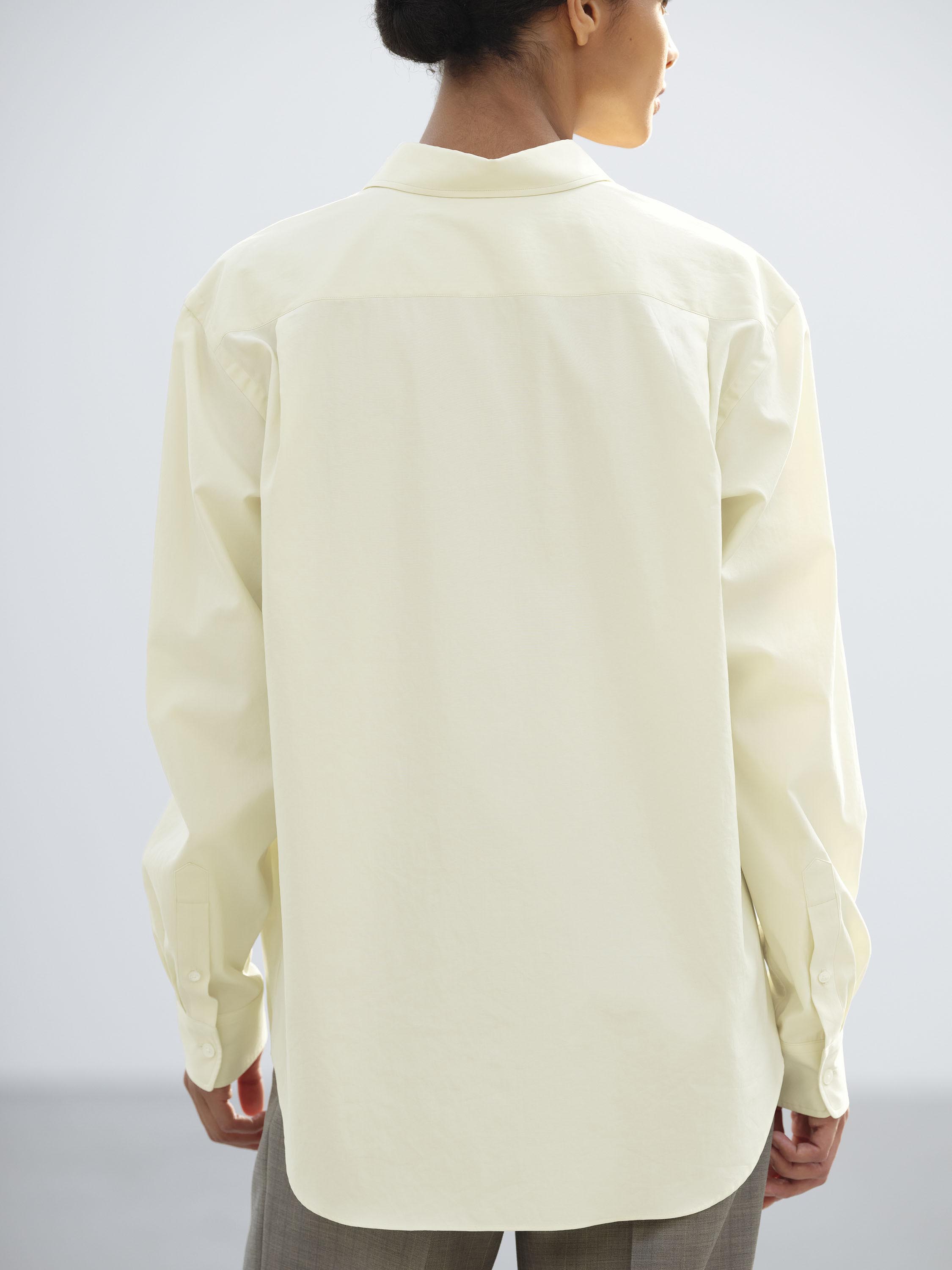 WASHED FINX TWILL SHIRT 詳細画像 VANILLA 3