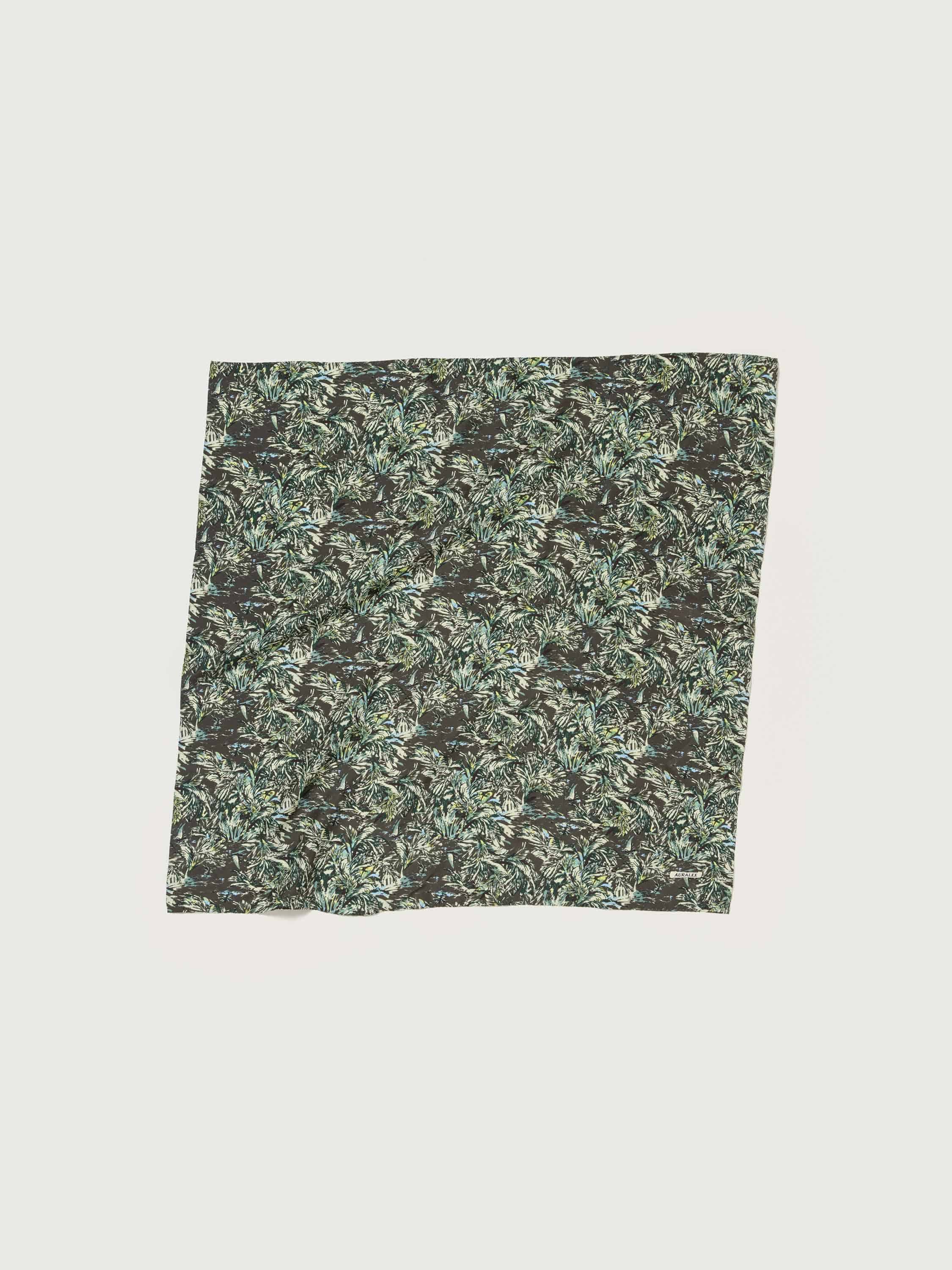 PRINTED AIRY SILK SCARF - LARGE