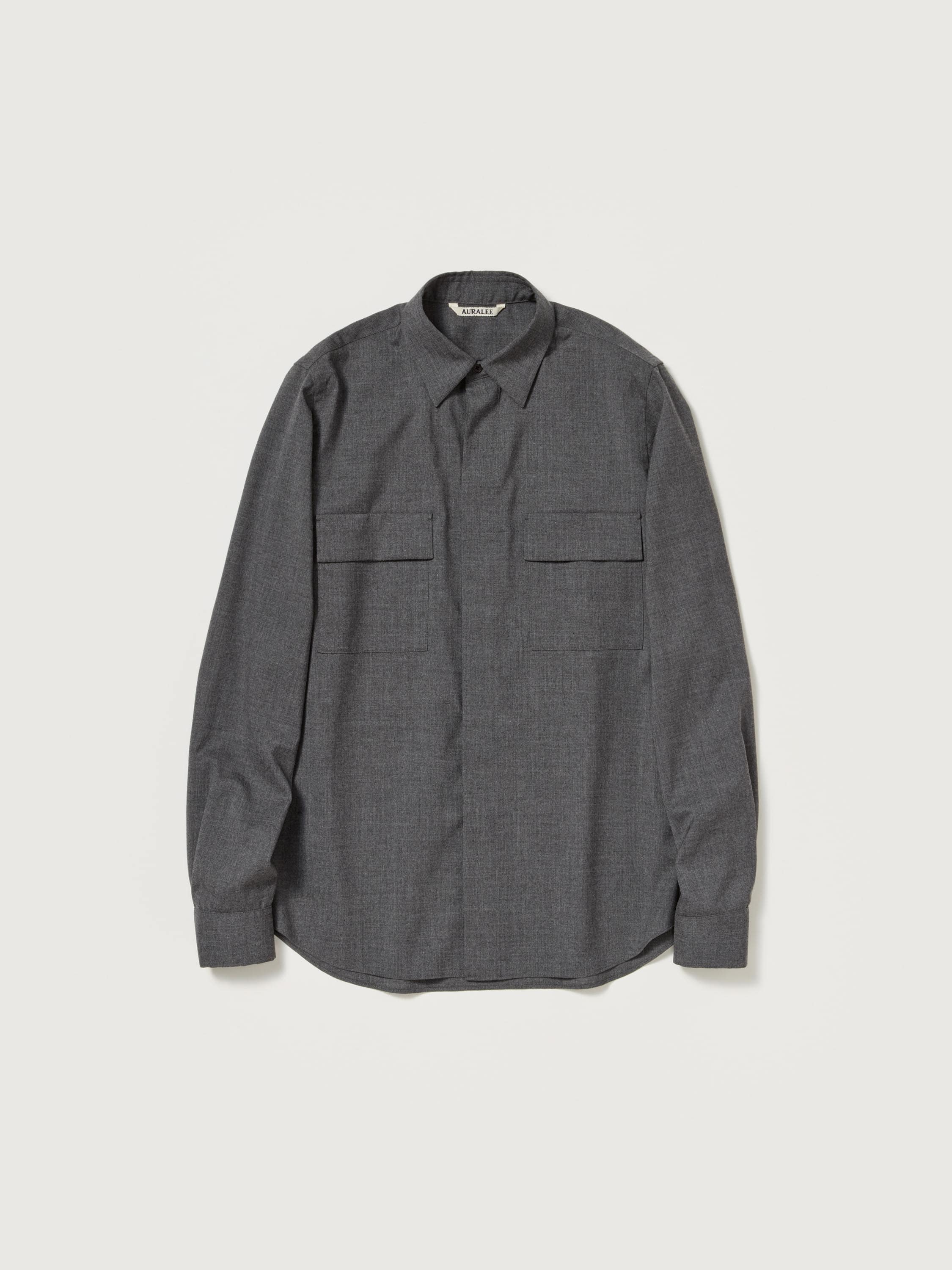 SUMMER TWIST CASHMERE PORA SHIRT 詳細画像 TOP CHARCOAL GRAY 5