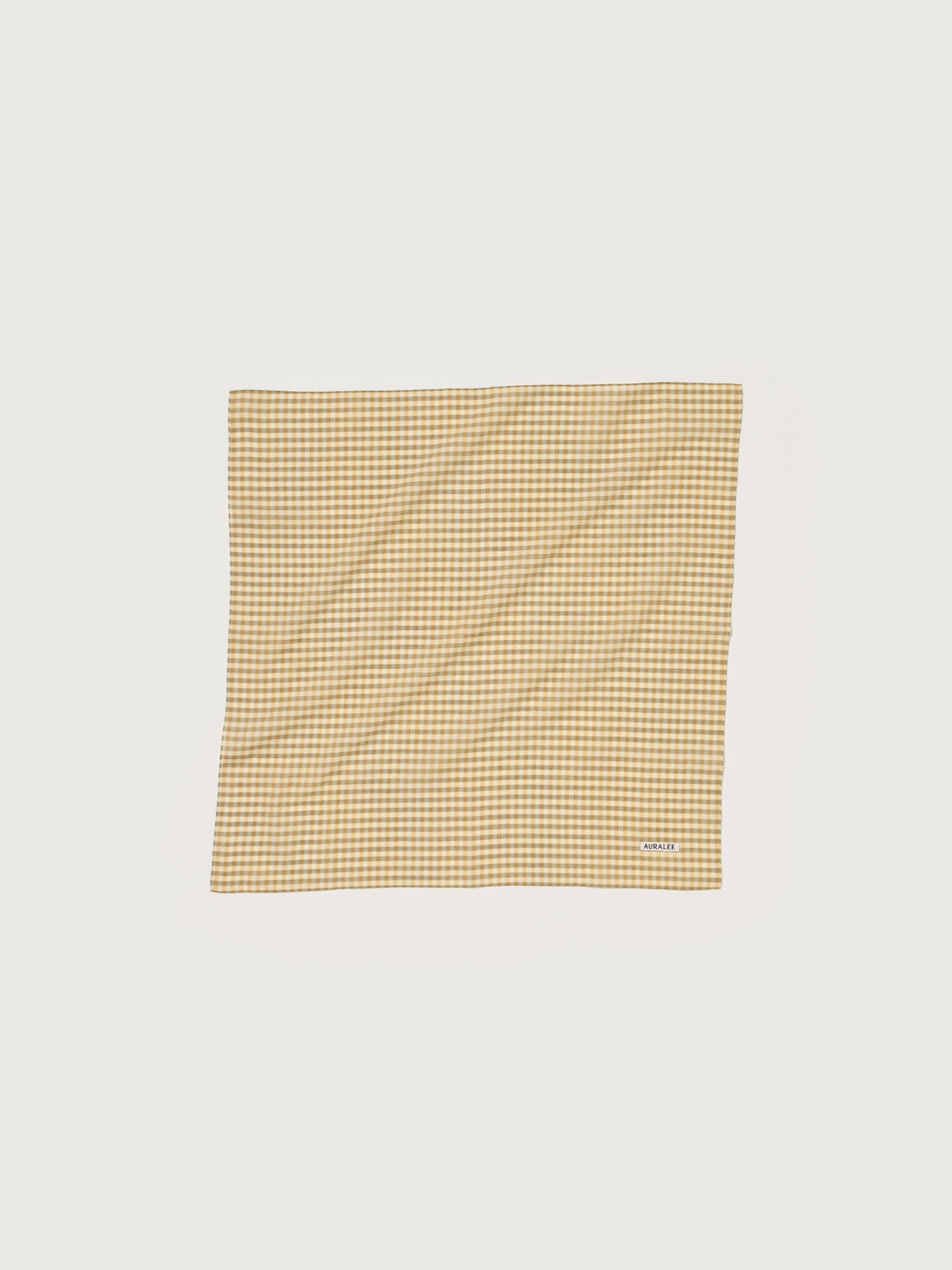 AIRY LIGHT COTTON CHECK SCARF