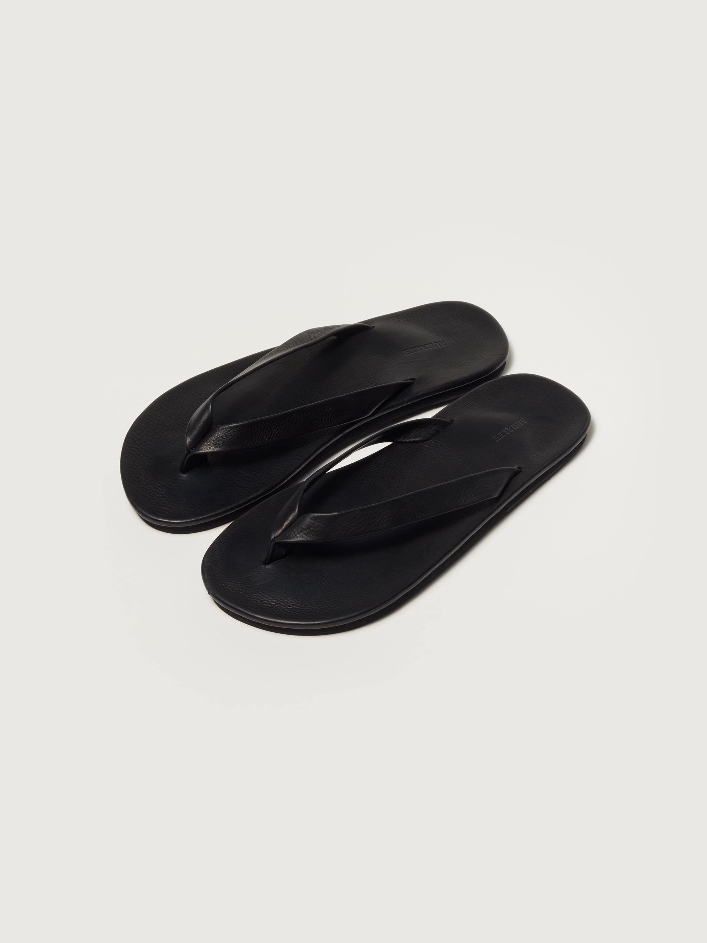 SOFT LEATHER FLIP-FLOPS 詳細画像 BLACK 2