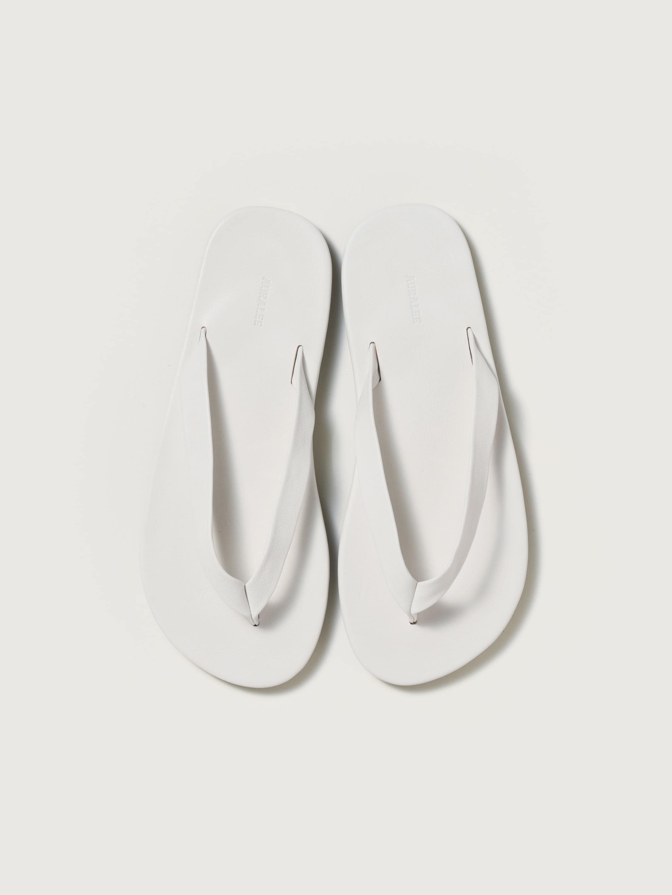 SOFT LEATHER FLIP-FLOPS 詳細画像 WHITE 1