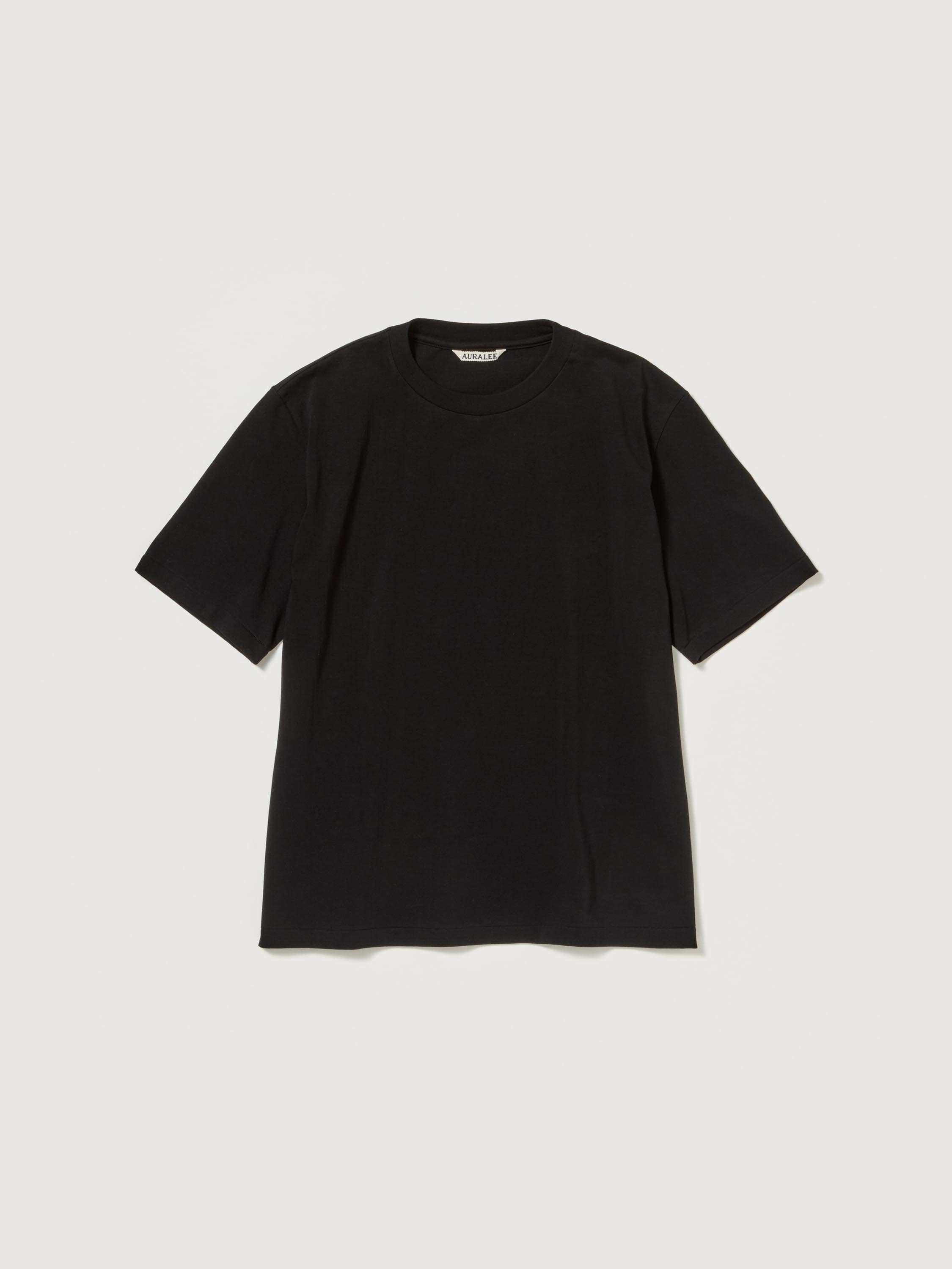 HIGH GAUGE COTTON JERSEY TEE 詳細画像 BLACK 1