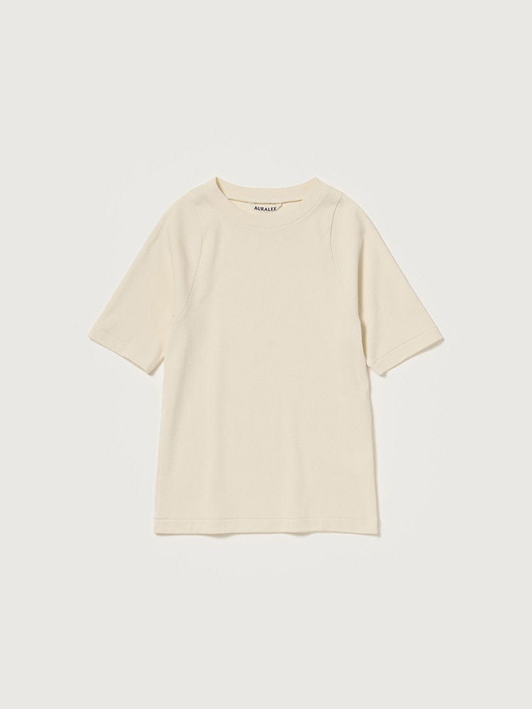 ORGANIC COTTON FINE RIB TEE