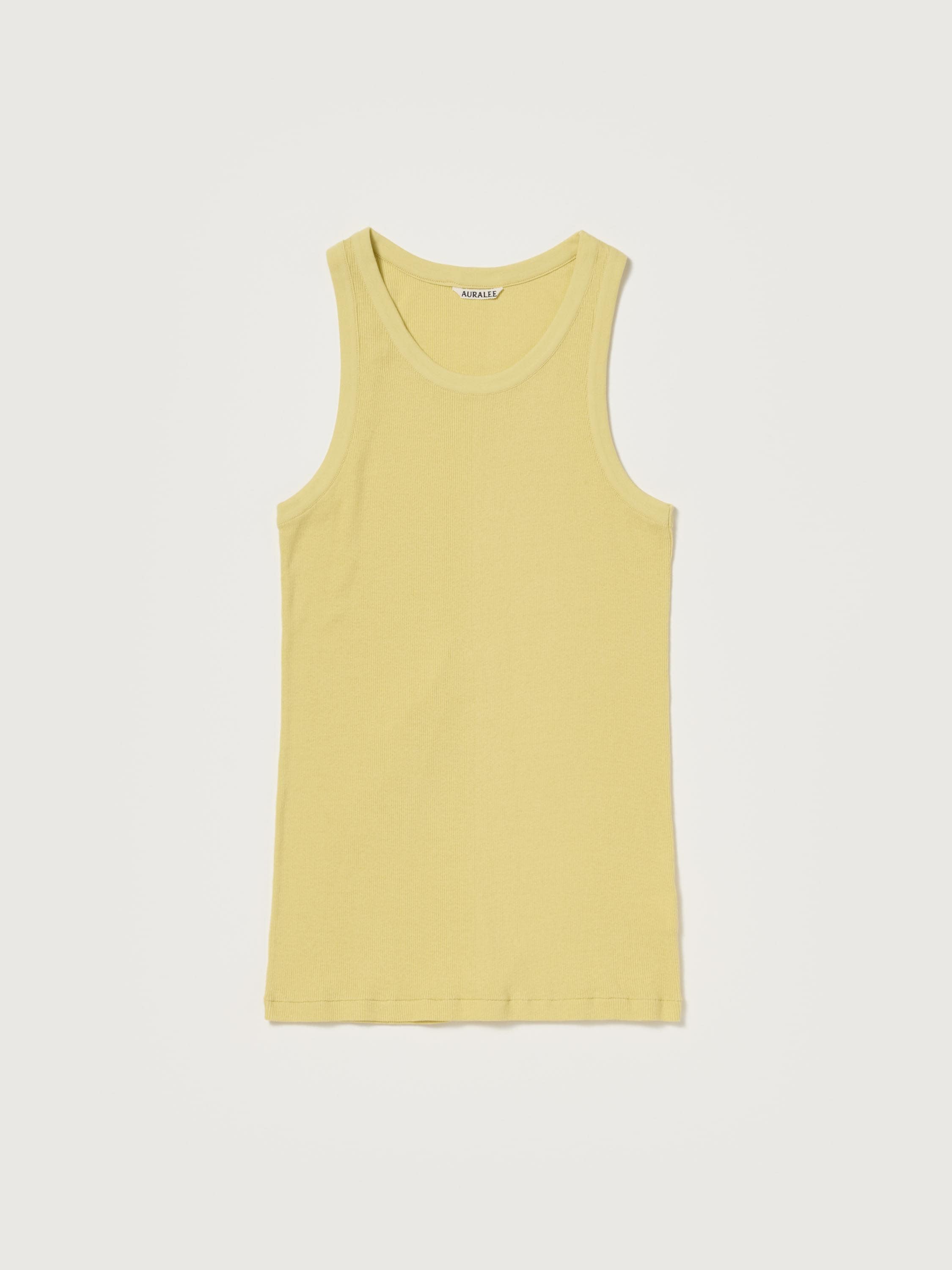 ORGANIC SOFT RIB TANK 詳細画像 DUSTY YELLOW 3