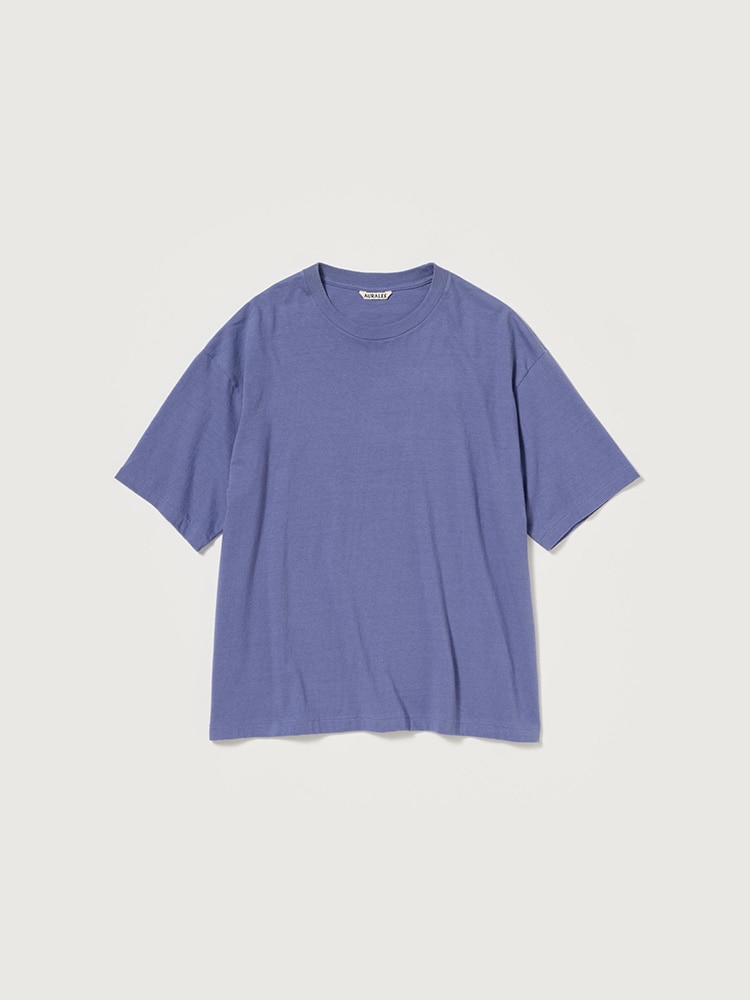 BRUSHED ORGANIC COTTON JERSEY TEE