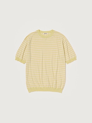 HIGH GAUGE COTTON KNIT TEE - AURALEE Official Website