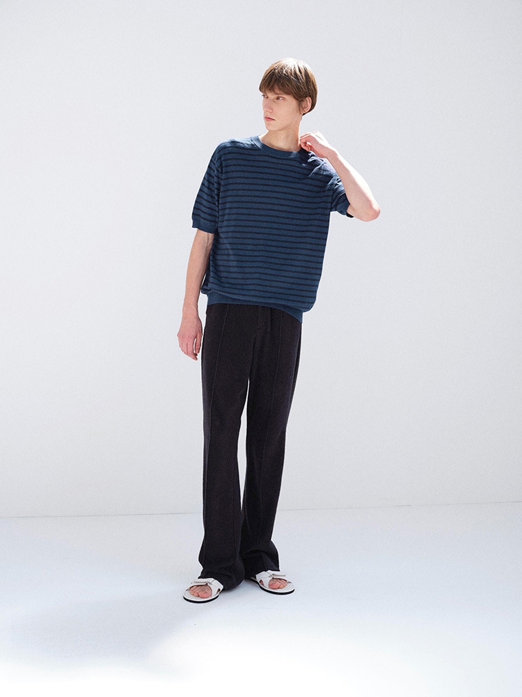 HIGH GAUGE COTTON KNIT TEE - AURALEE Official Website
