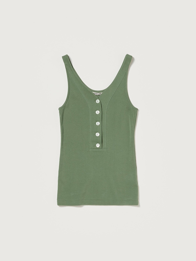 トップス AURALEE ORGANIC SOFT RIB TANK ORGANIC SOFT RIB TANK - AURALEE Official Website