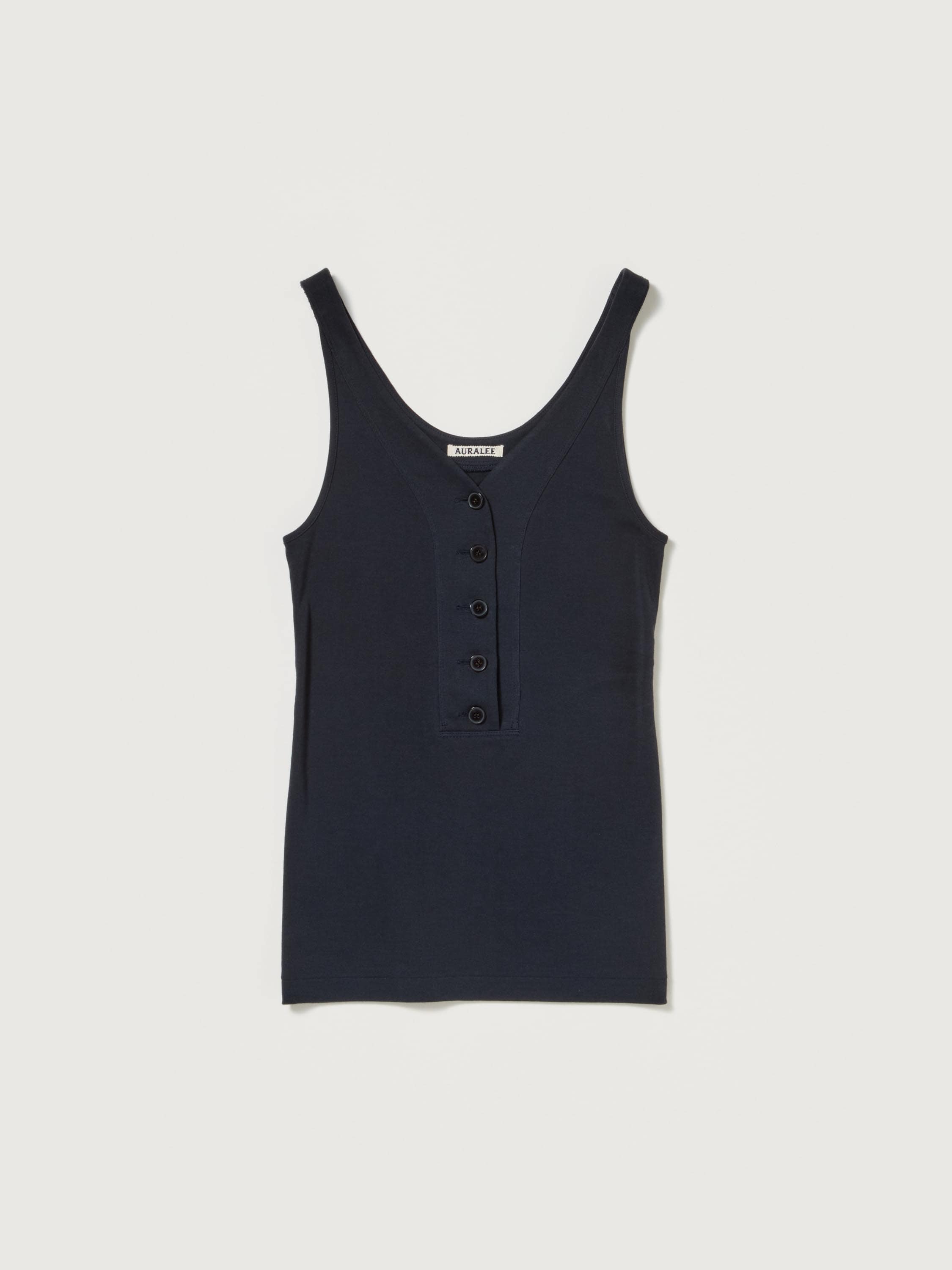 ORGANIC COTTON FINE RIB TANK 詳細画像 DARK NAVY 3