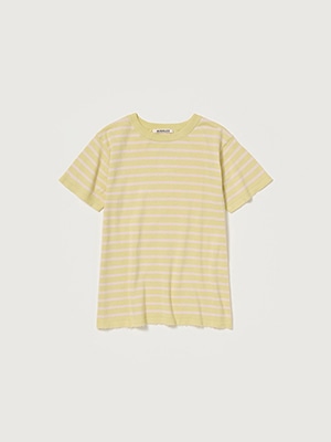 HIGH GAUGE COTTON KNIT TEE - AURALEE Official Website