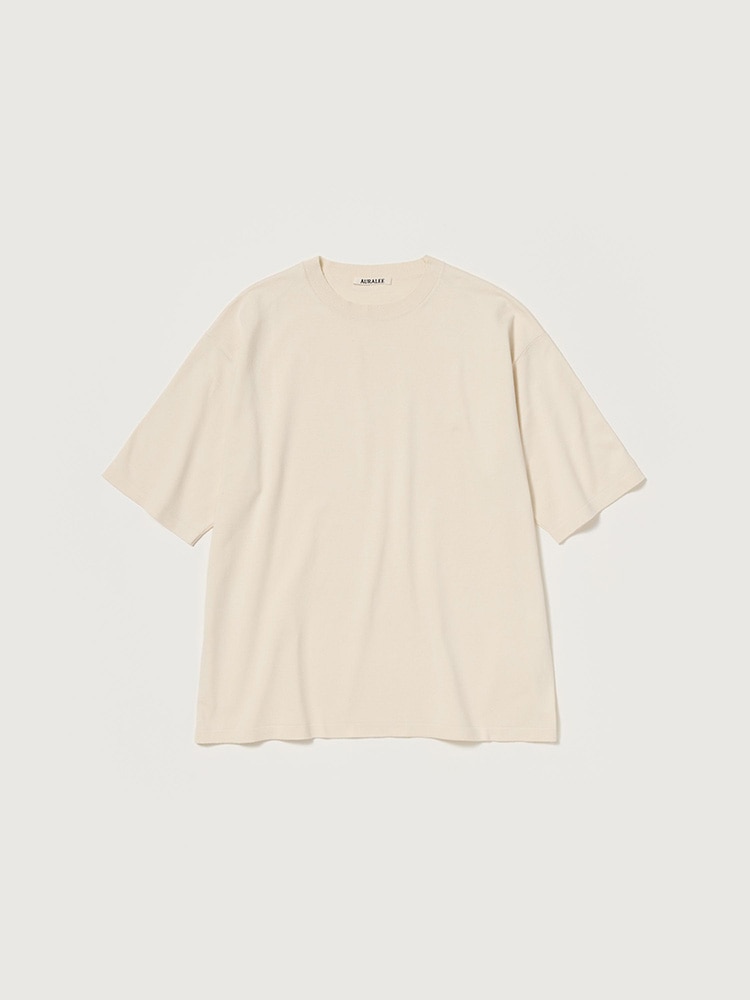 HIGH GAUGE TUSSAH SILK KNIT TEE