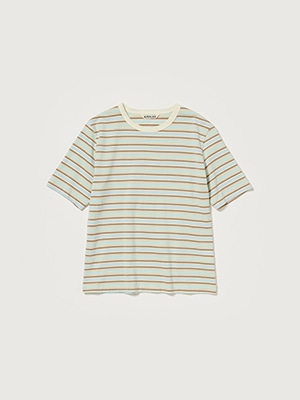 GRADIENT STRIPE JERSEY TEE - AURALEE Official Website