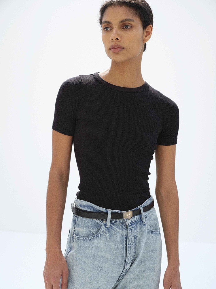 ORGANIC SOFT RIB TEE - AURALEE Official Website