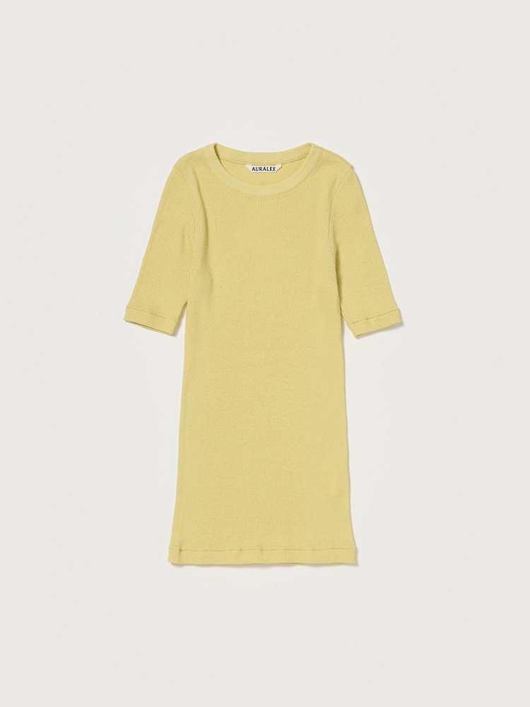 ORGANIC SOFT RIB TEE - AURALEE Official Website