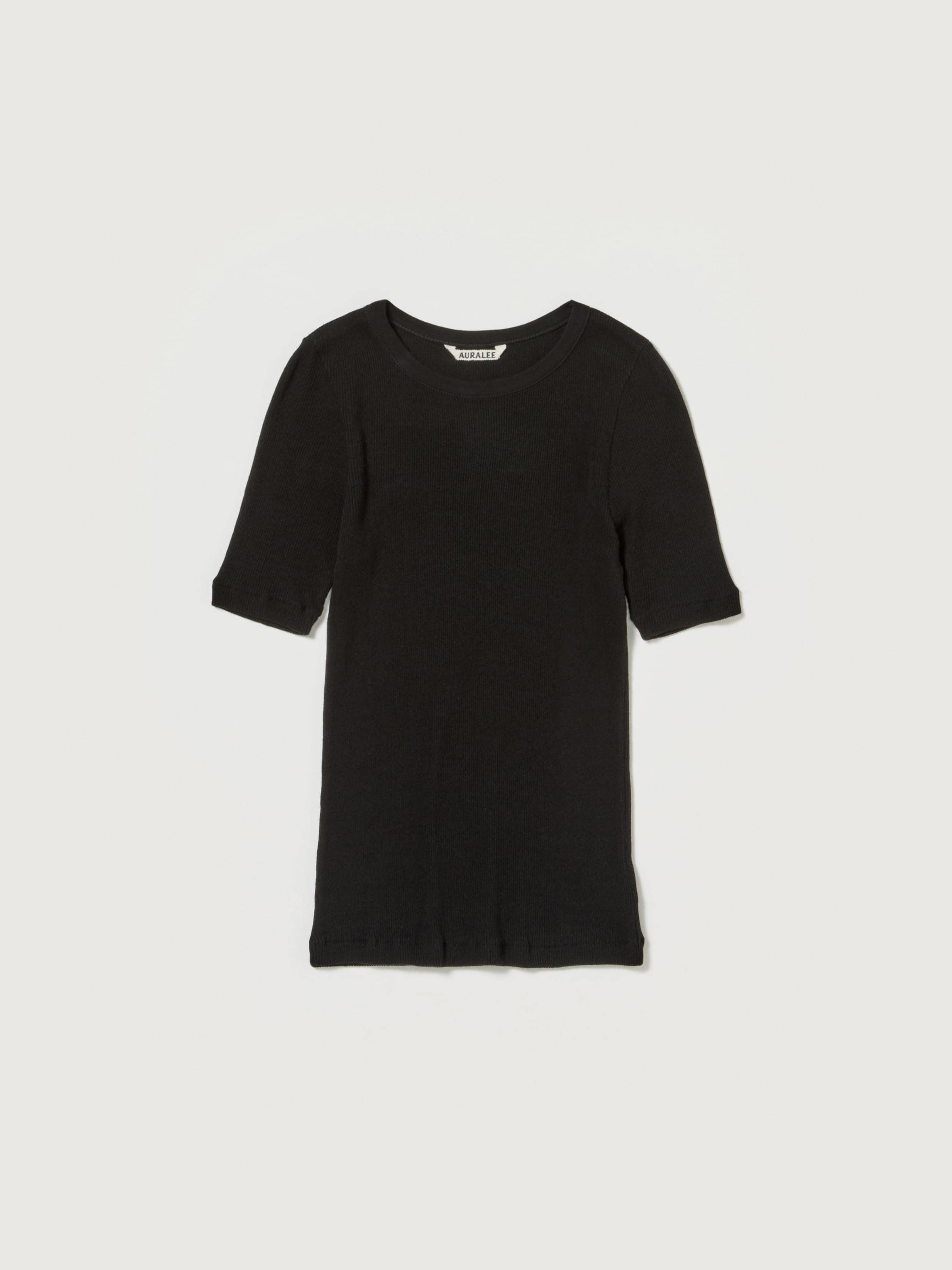 ORGANIC SOFT RIB TEE 詳細画像 BLACK 2