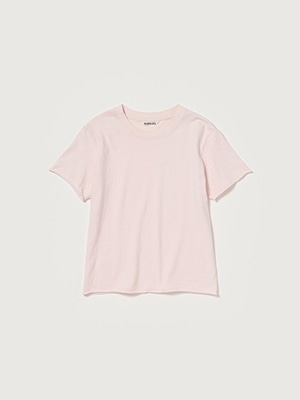 BRUSHED ORGANIC COTTON JERSEY TEE