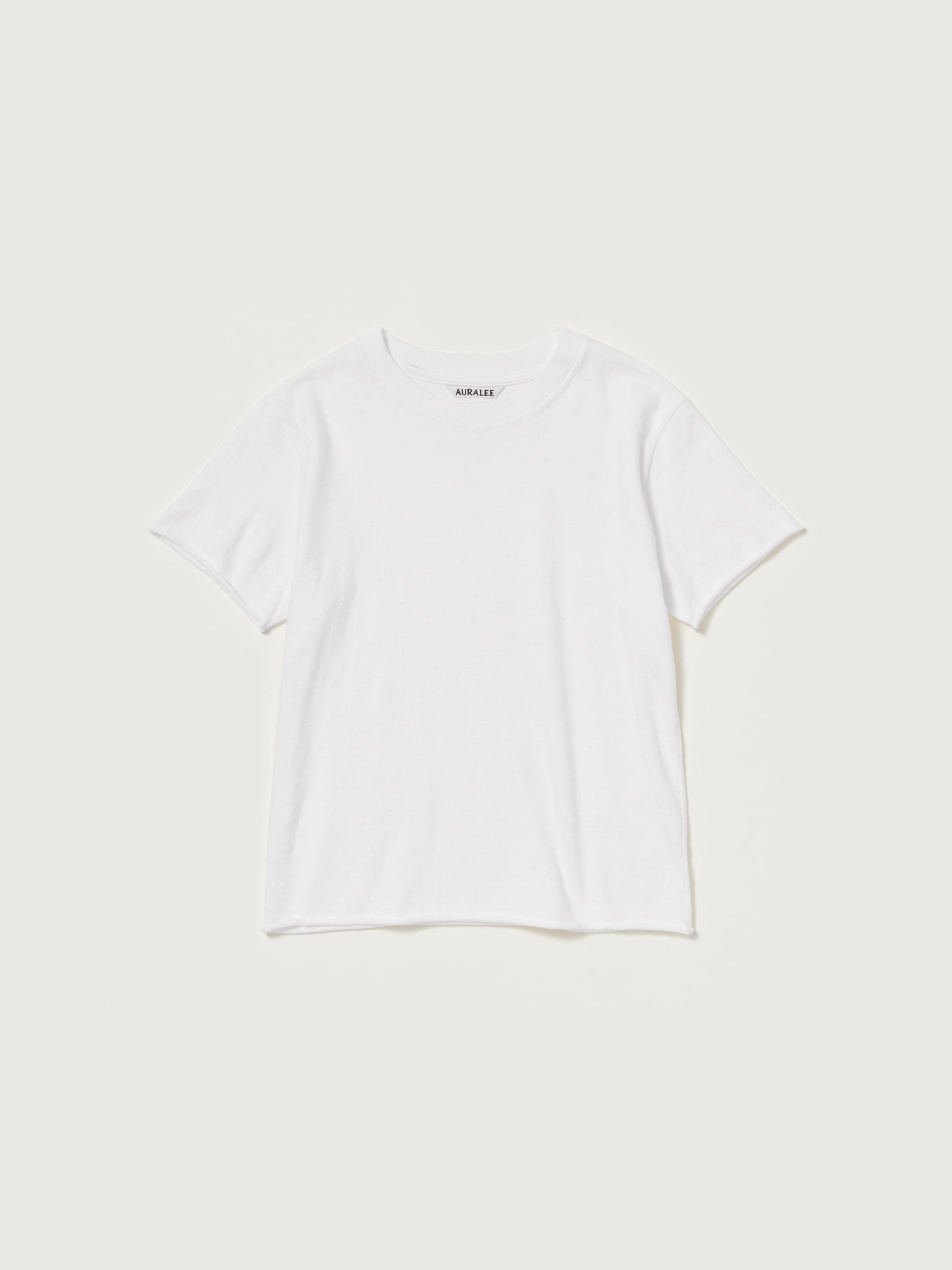 BRUSHED ORGANIC COTTON JERSEY TEE 詳細画像 WHITE 1