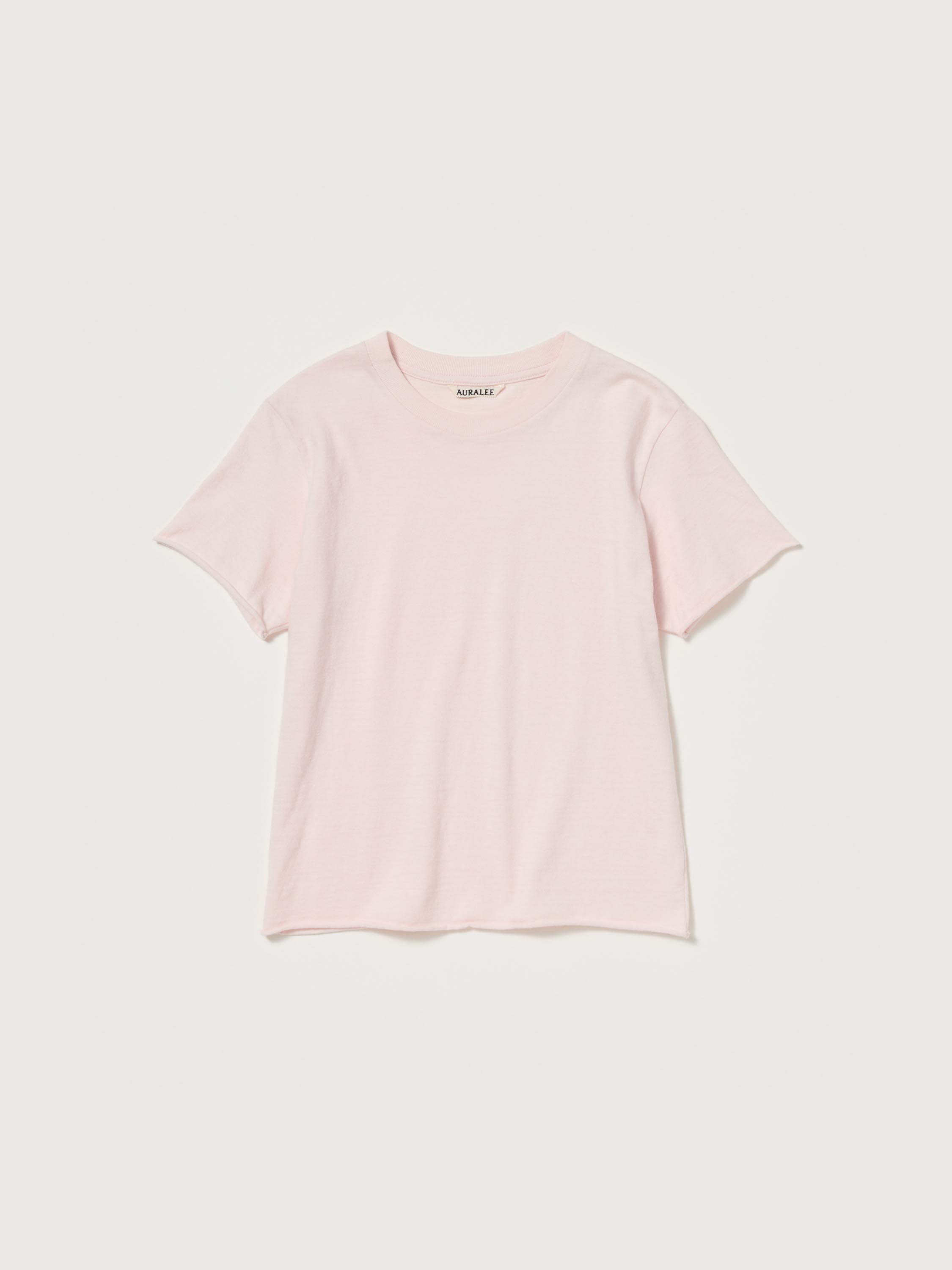 BRUSHED ORGANIC COTTON JERSEY TEE 詳細画像 PALE PINK 1
