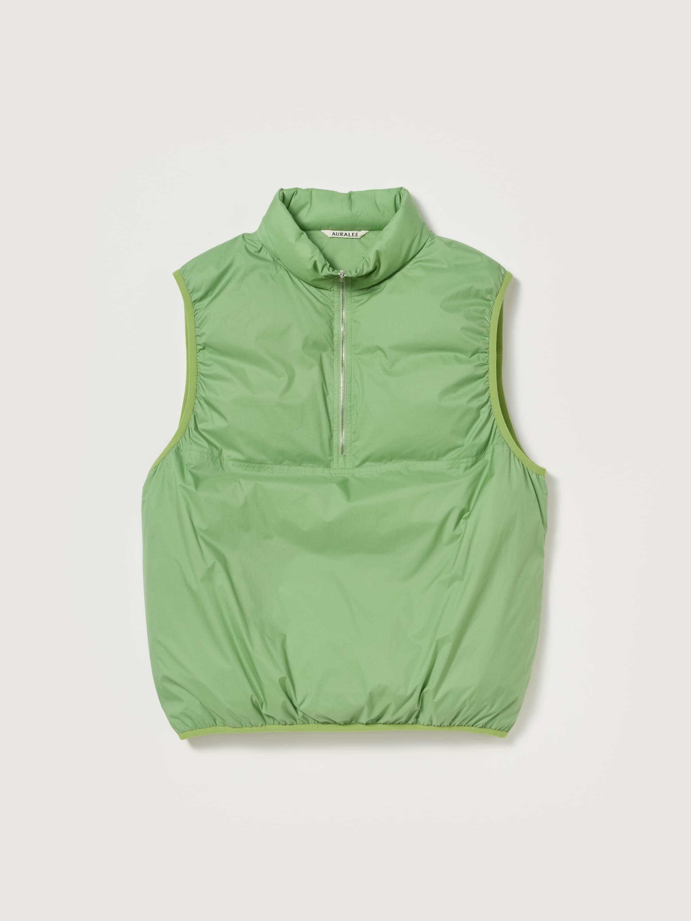 SUPER LIGHT NYLON RIPSTOP DOWN P/O VEST 詳細画像 LIGHT GREEN 5