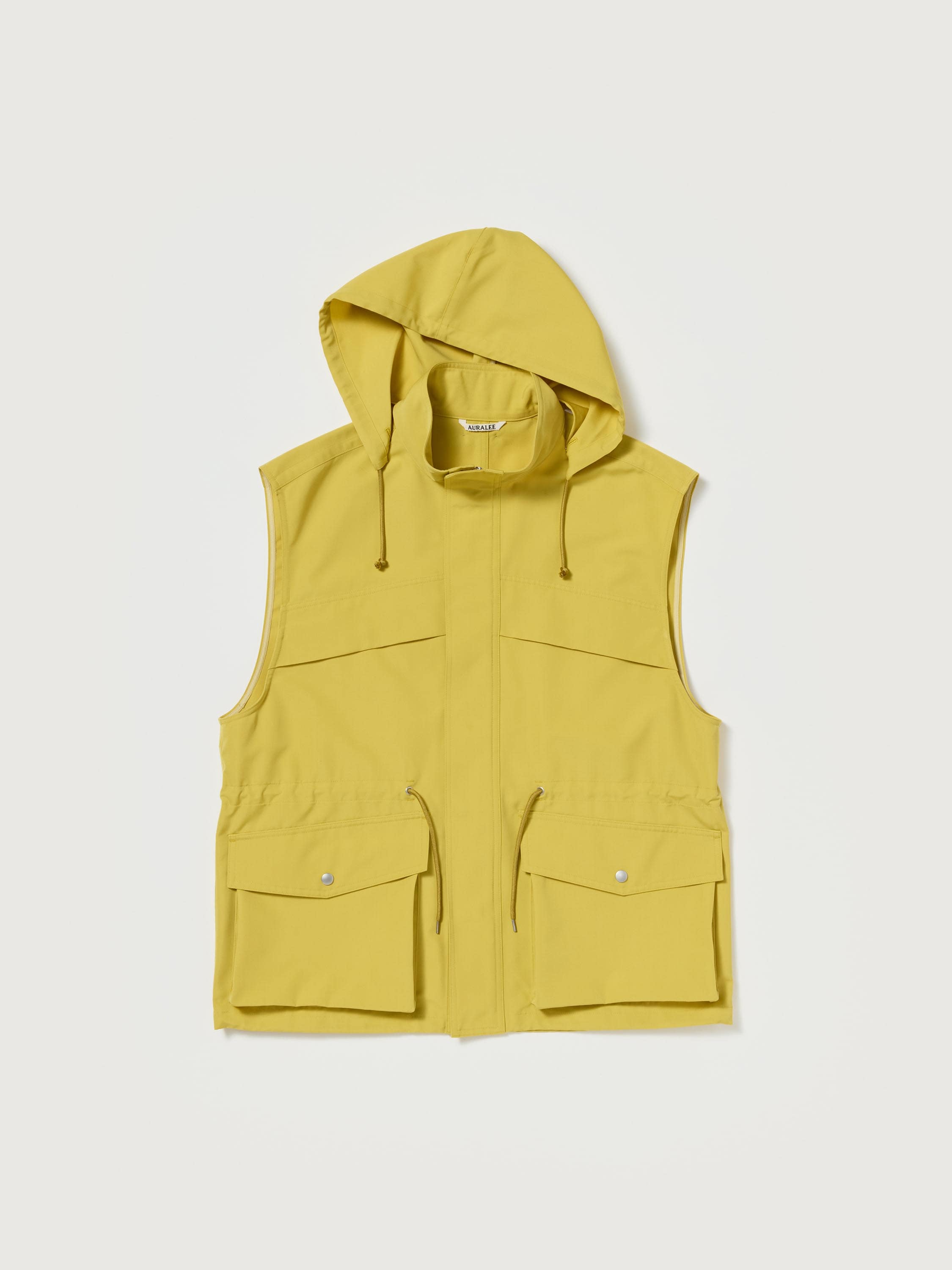 WOOL MAX CANVAS OVER VEST 詳細画像 MUSTARD YELLOW 1