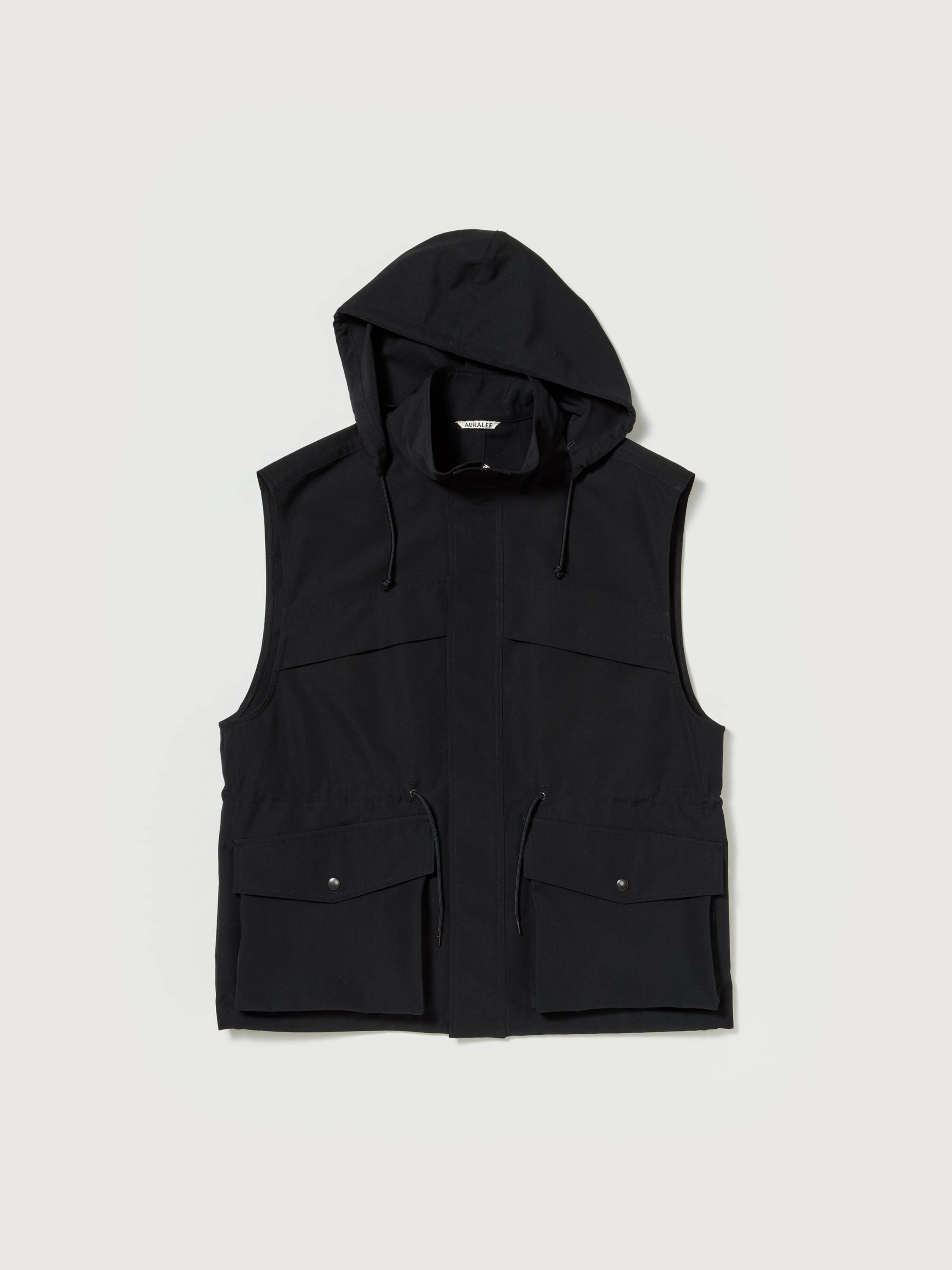 WOOL MAX CANVAS OVER VEST 詳細画像 BLACK 5