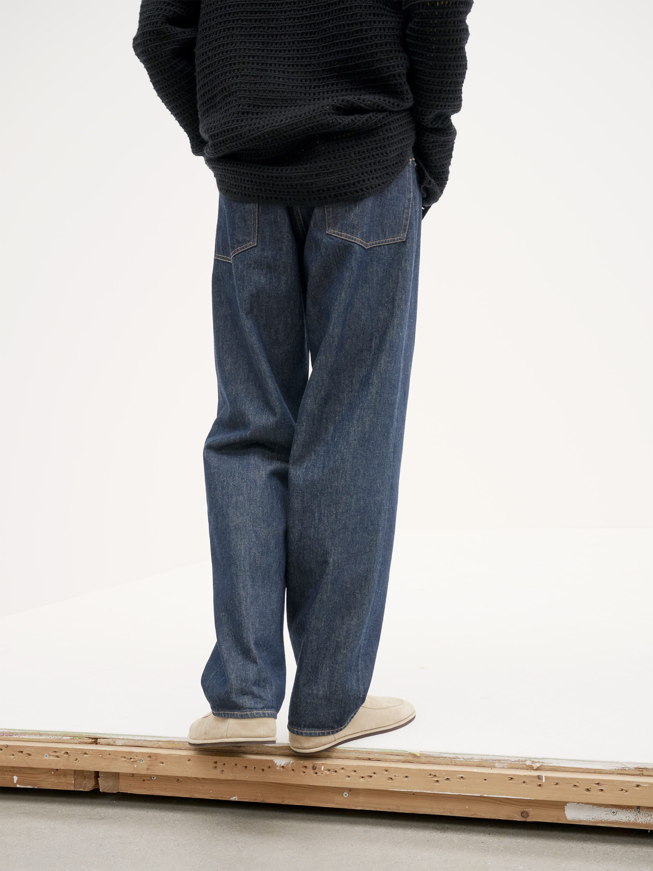 AURALEE 21aw HARD TWIST DENIM WIDE PANTS