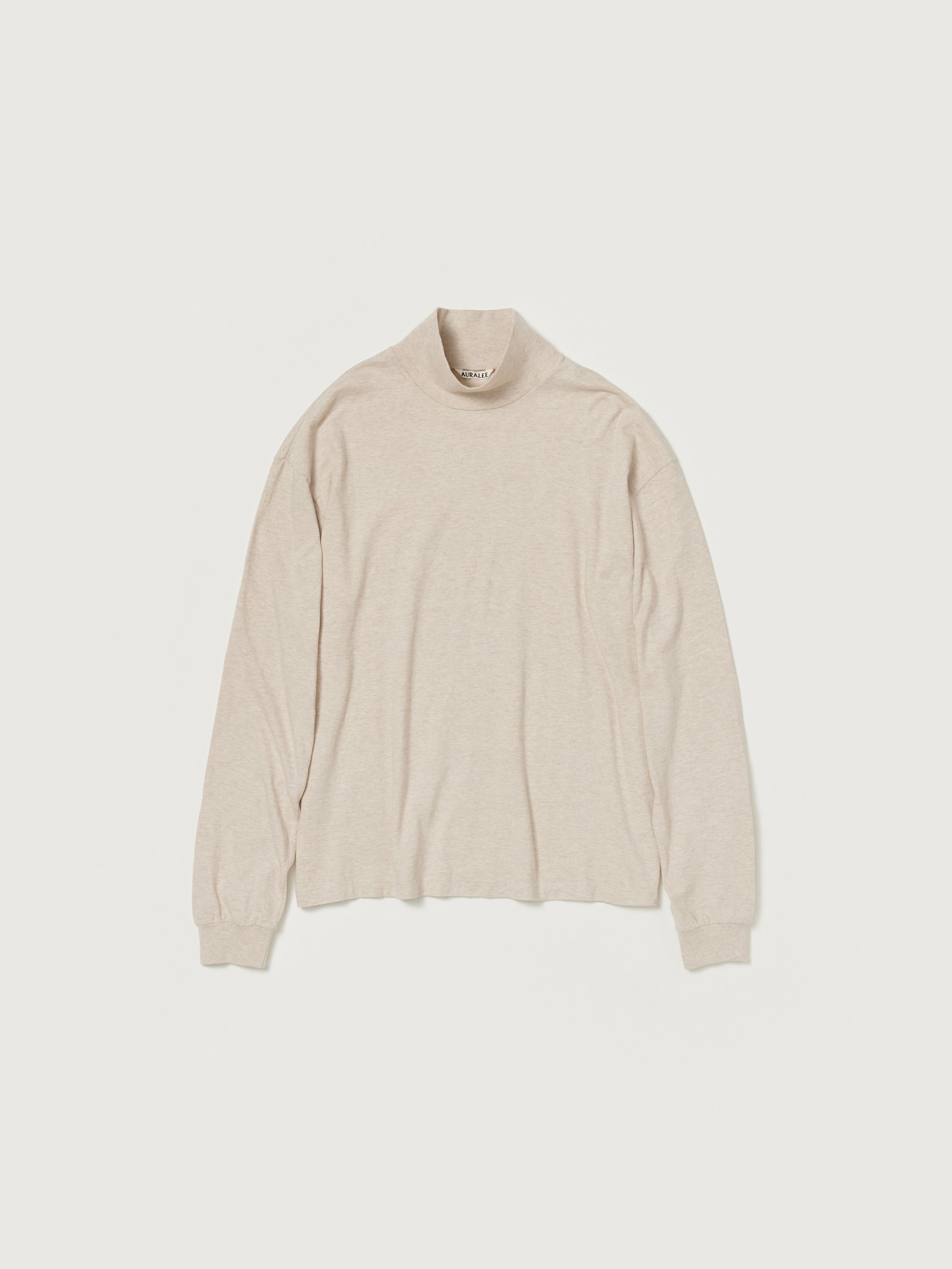 SEAMLESS HI NECK L/S TEE - AURALEE Official Website