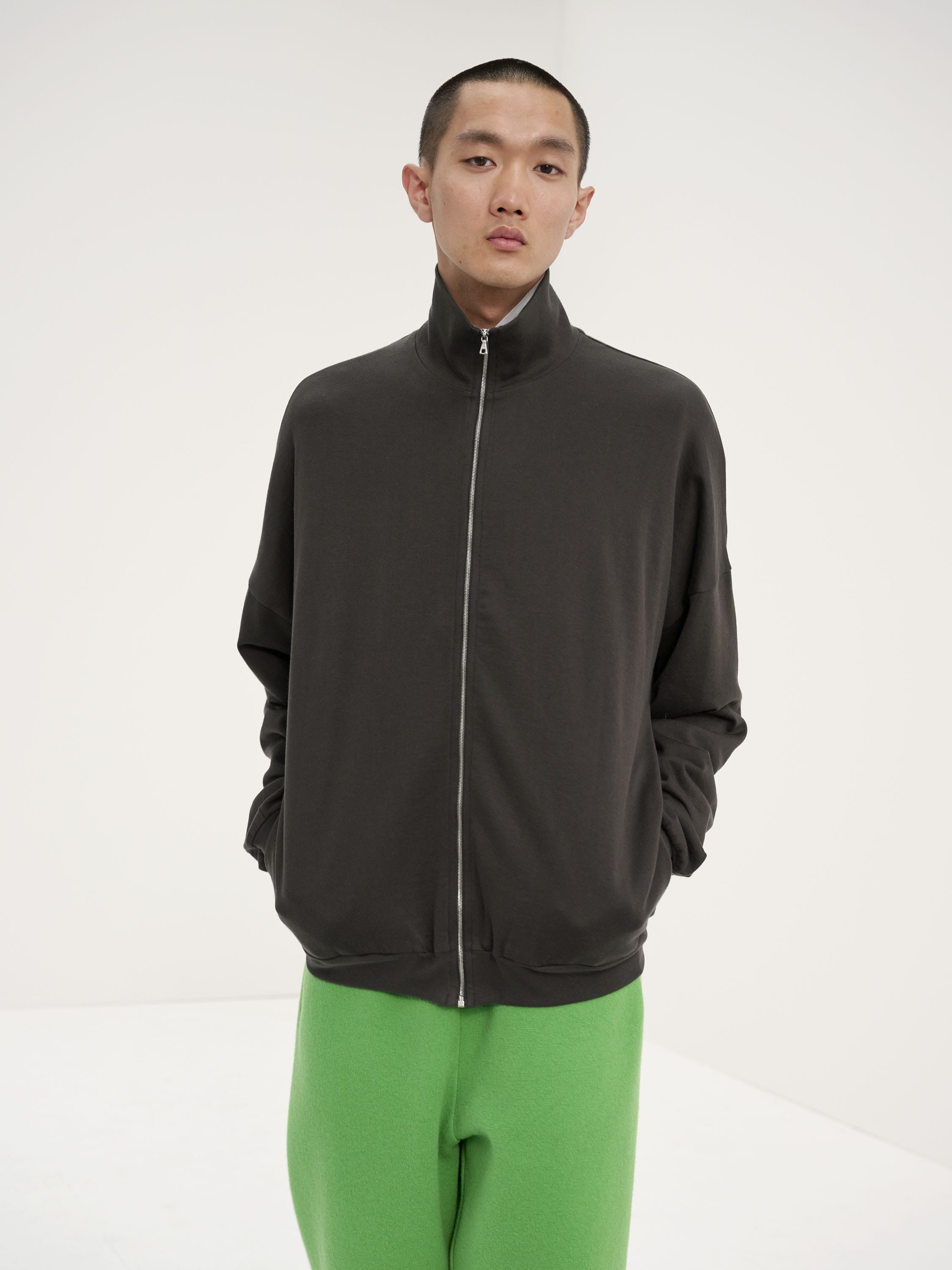 SUPER HIGH GAUGE SWEAT ZIP BLOUSON