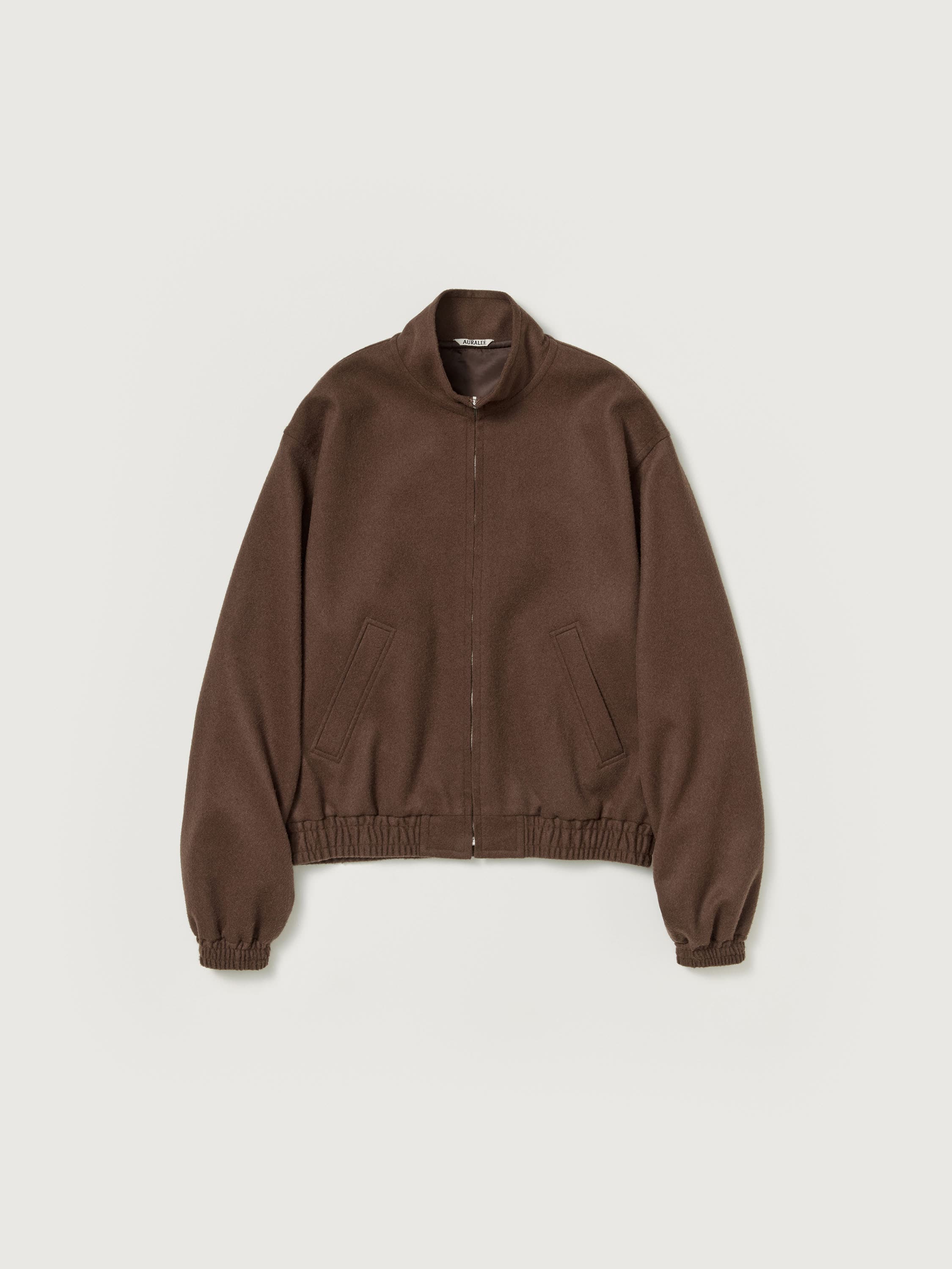 BABY CAMEL FLANNEL ZIP BLOUSON