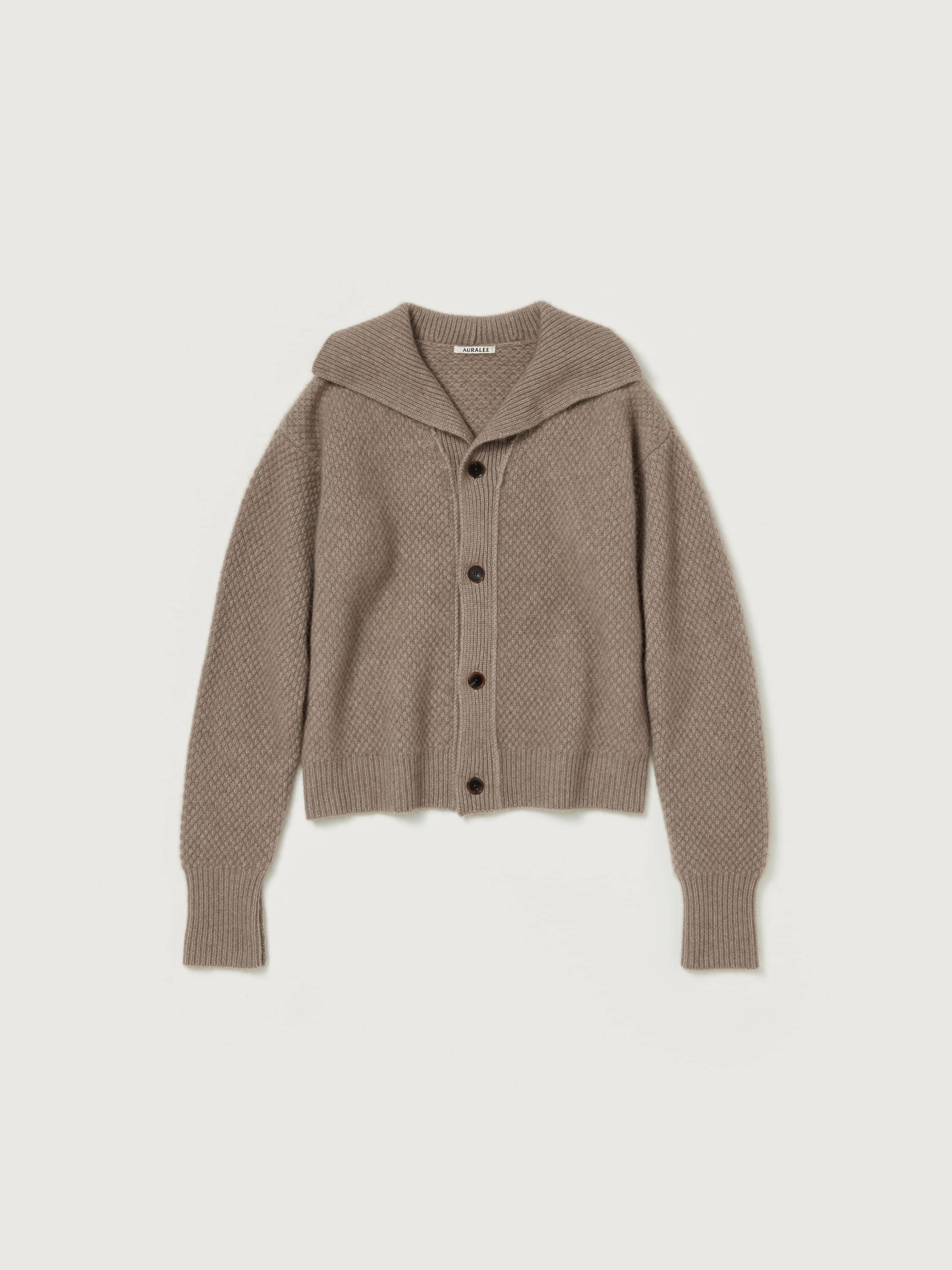 AURALEE BABY CASHMERE KNIT CARDIGAN サイズ4 - ニット/セーター