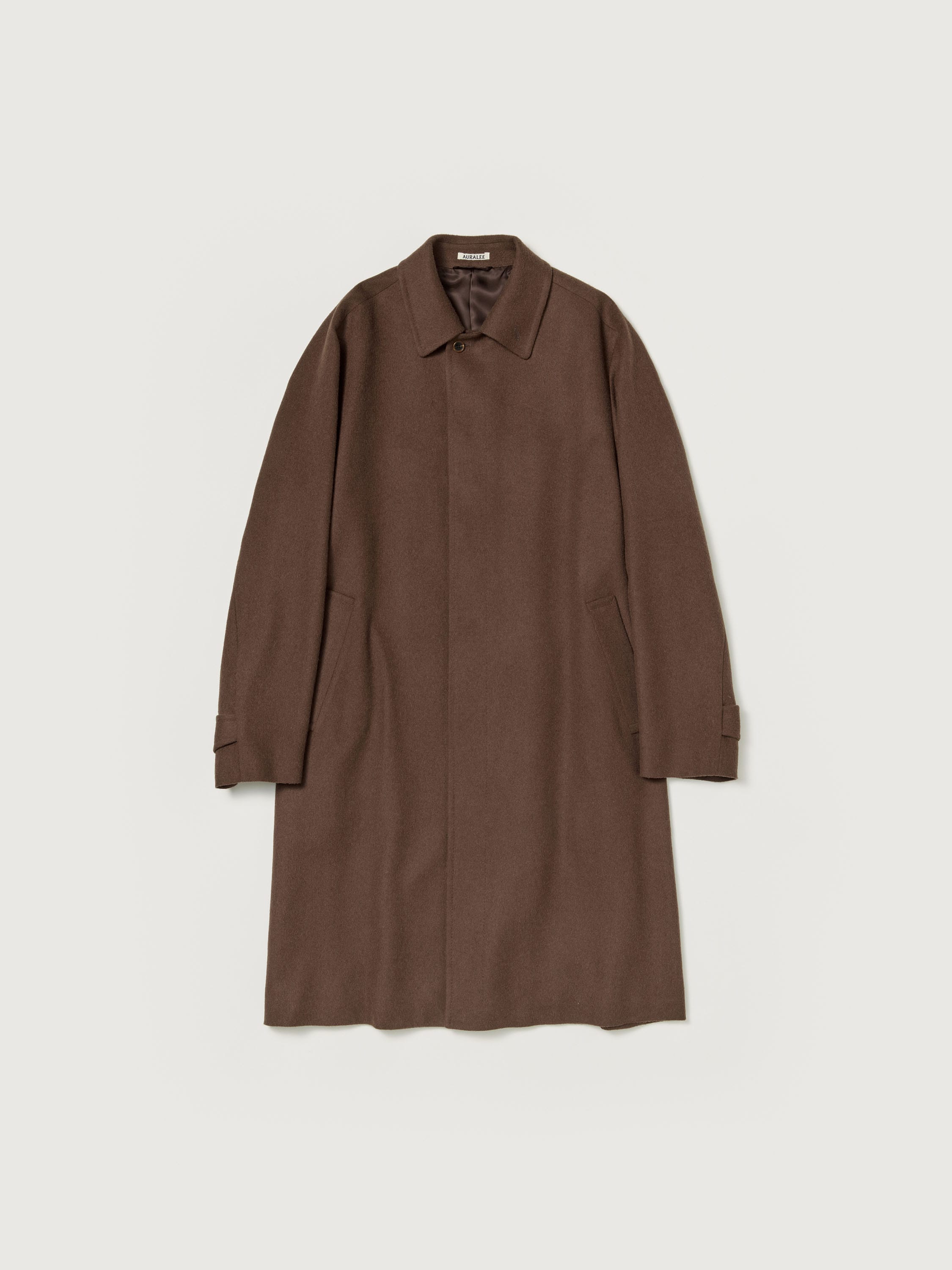 BABY CAMEL FLANNEL COAT 詳細画像 DARK BROWN 5