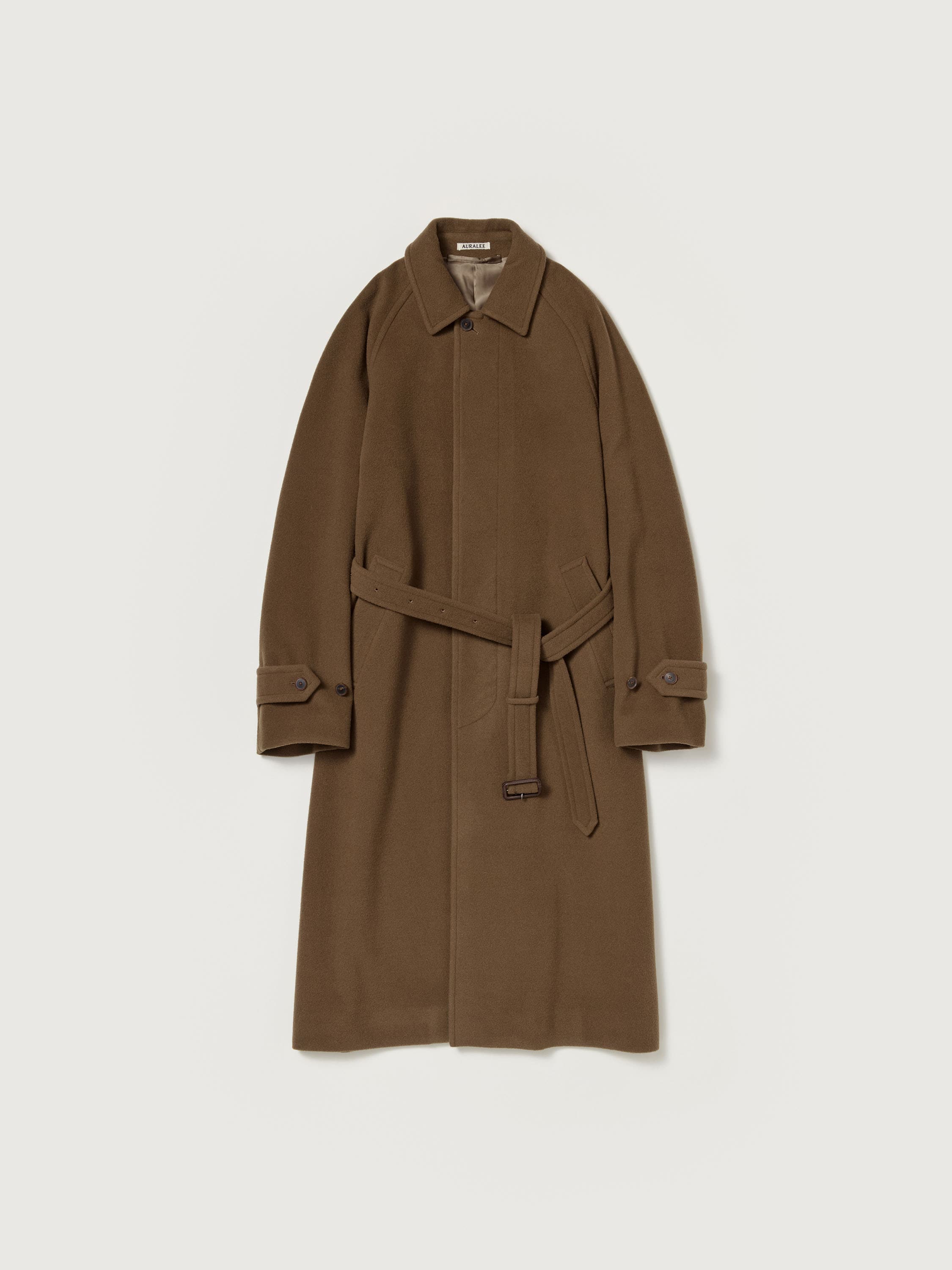 CASHMERE WOOL MOSSER SOUTIEN COLLAR COAT - ステンカラーコート