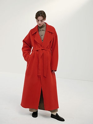 DOUBLE CLOTH PILE MOSSER HAND SEWN COAT