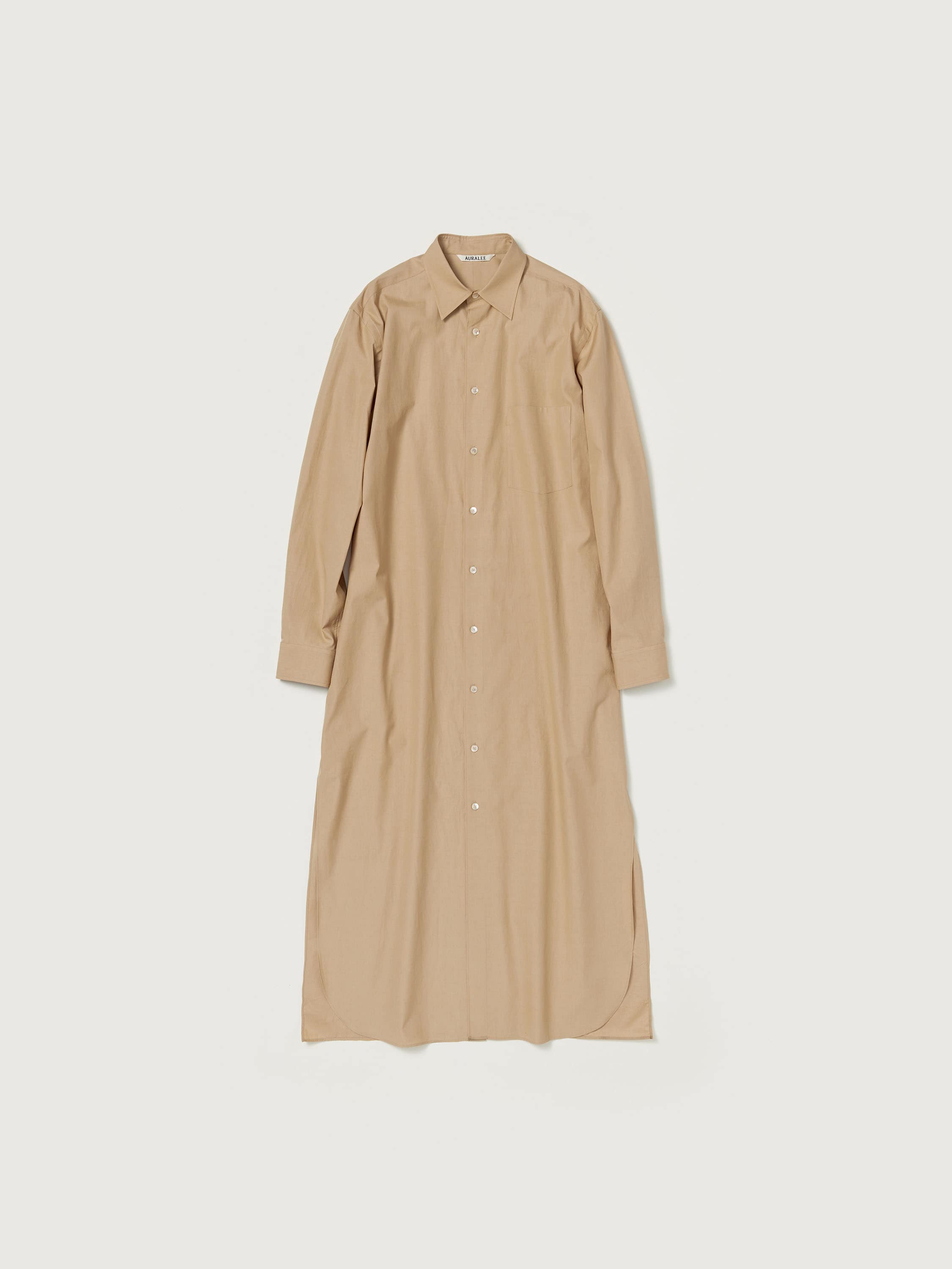 WASHED FINX TWILL ONE-PIECE 詳細画像 LIGHT BROWN 1